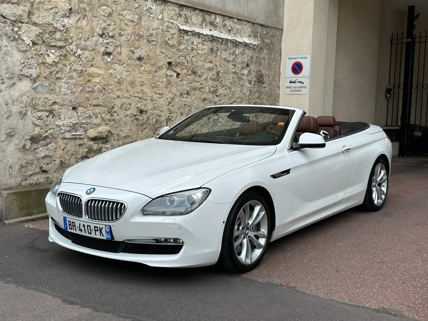 BMW 650 650i Cab 407ch Exclusive A Blanc - 1