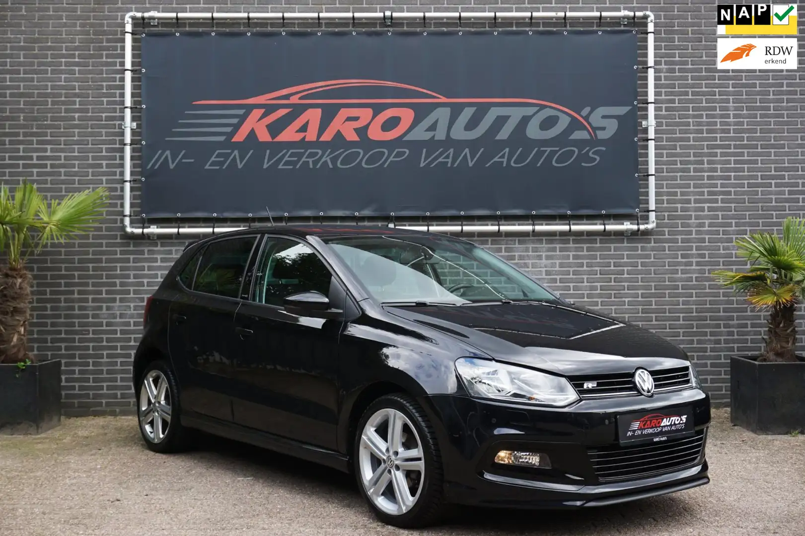 Volkswagen Polo 1.2 TSI DSG AUT R-line Navi Clima Pdc 1e Eig Noir - 1