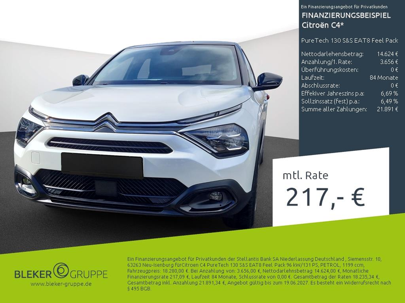Citroen C4 PureTech 130 S&S EAT8 Feel Pack