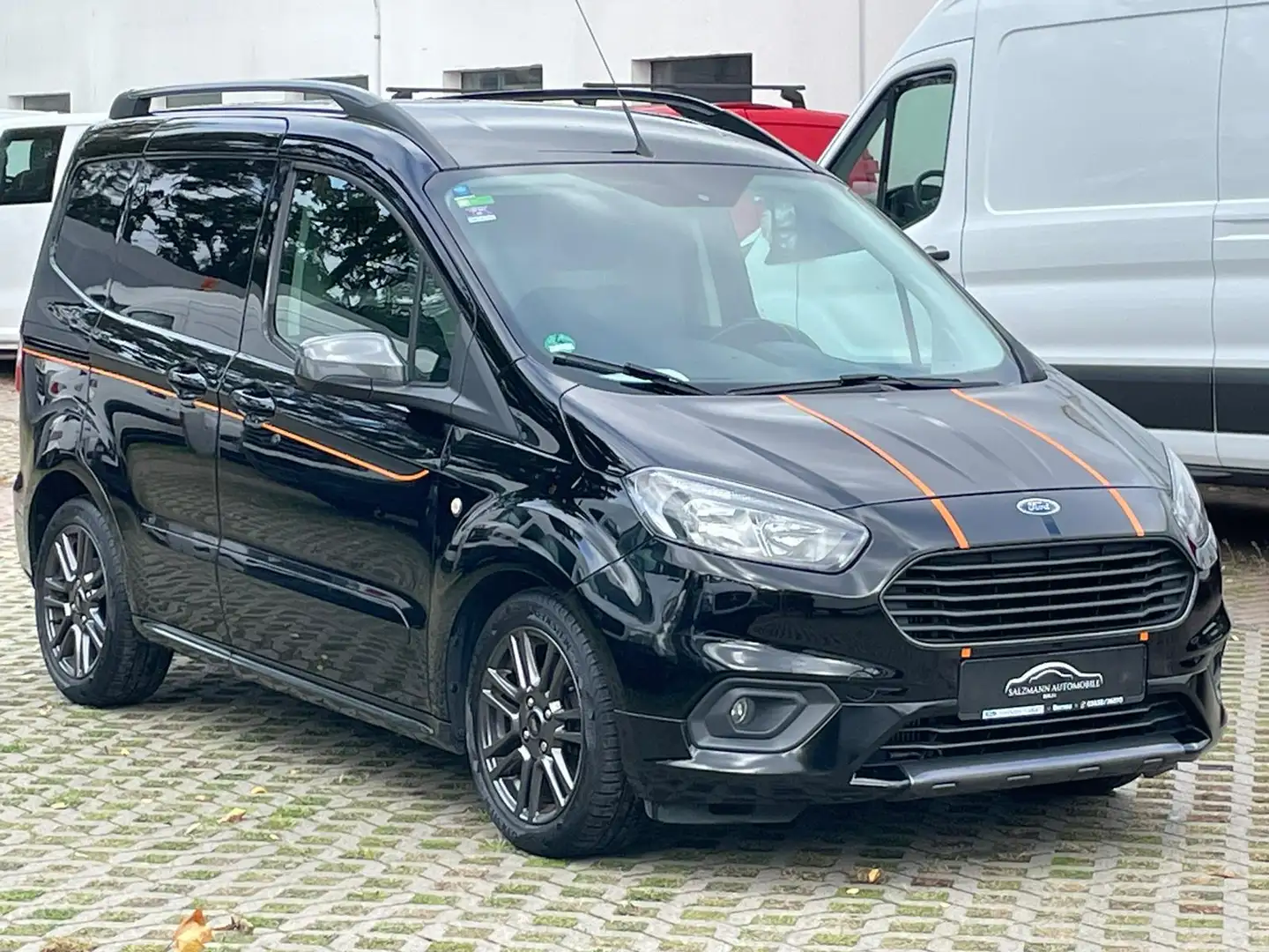Ford Transit Courier Sport//KLIMA/1.H/ALUS/AHK/TOP// Schwarz - 2