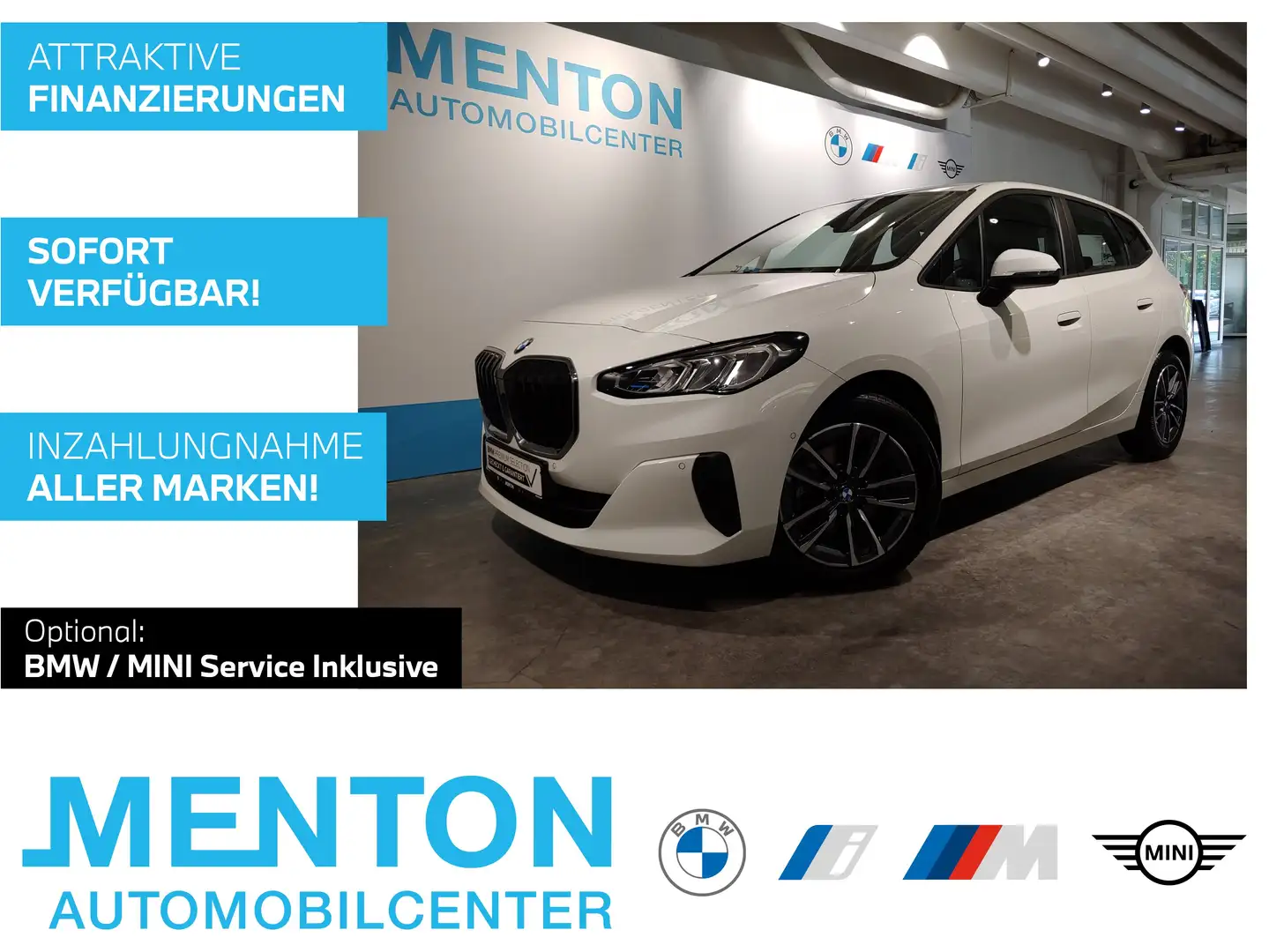 BMW 218 i DAB/LED/RFK/Parkassistent/Shz Blanco - 1