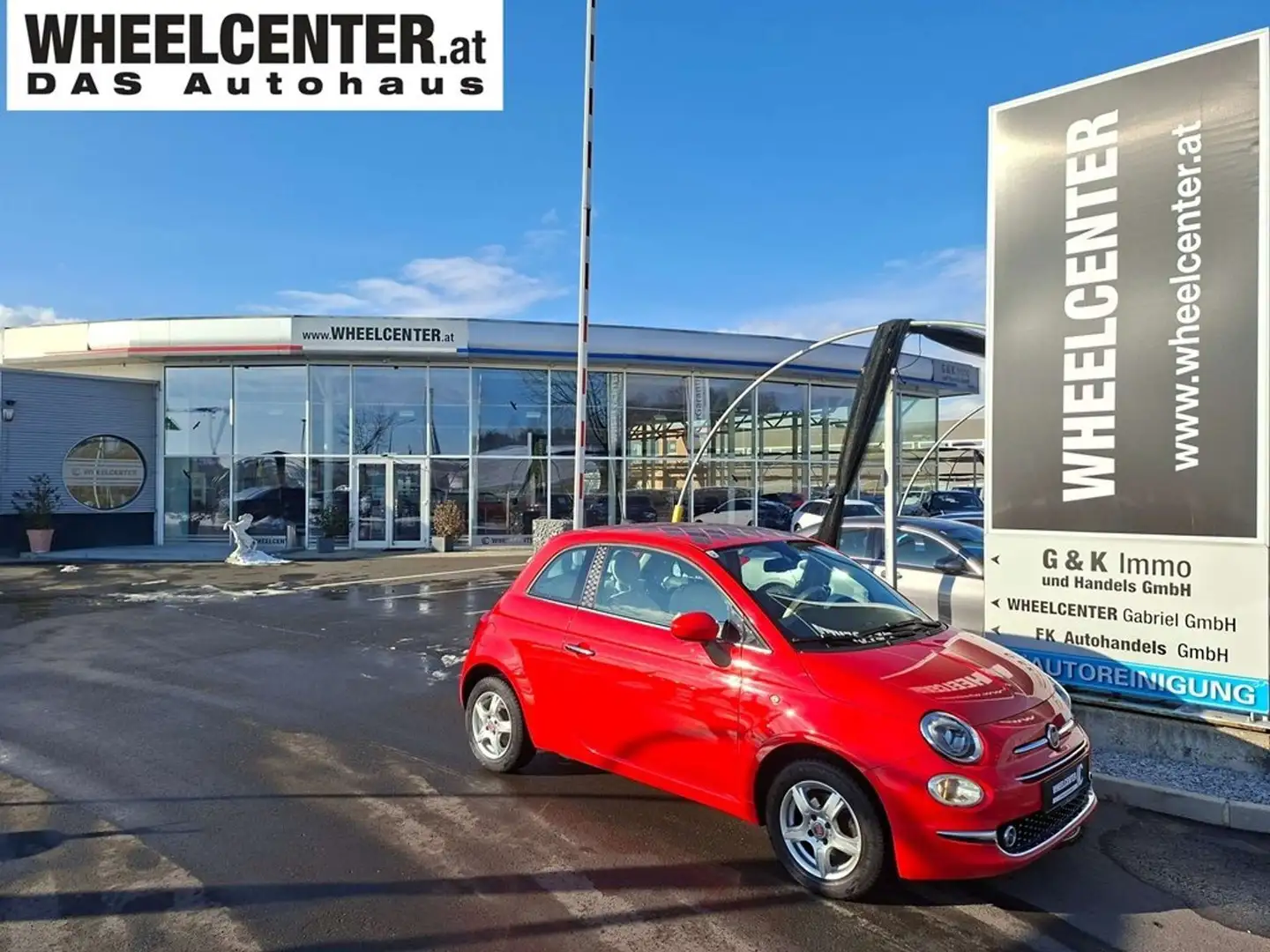 Fiat 500 1,2 Lounge * NAVI * ALURÄDER Rot - 1