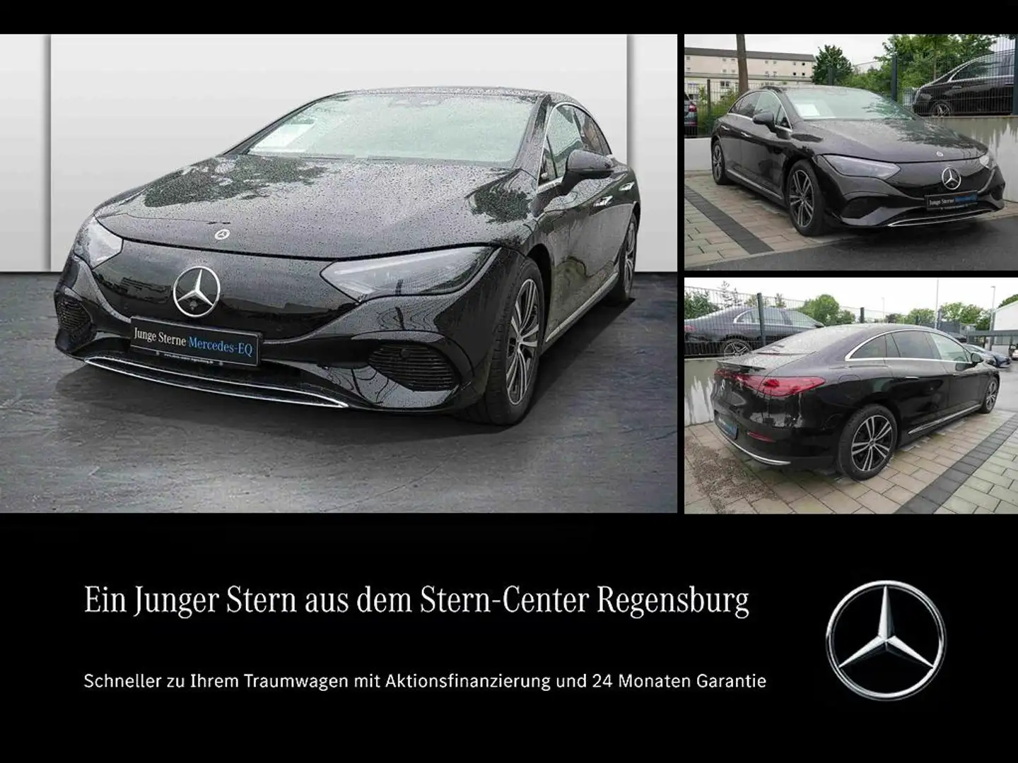 Mercedes-Benz EQE 350 PREMIUM+HUD+AHK+DIGITALLED+Burmester®+++ Schwarz - 1