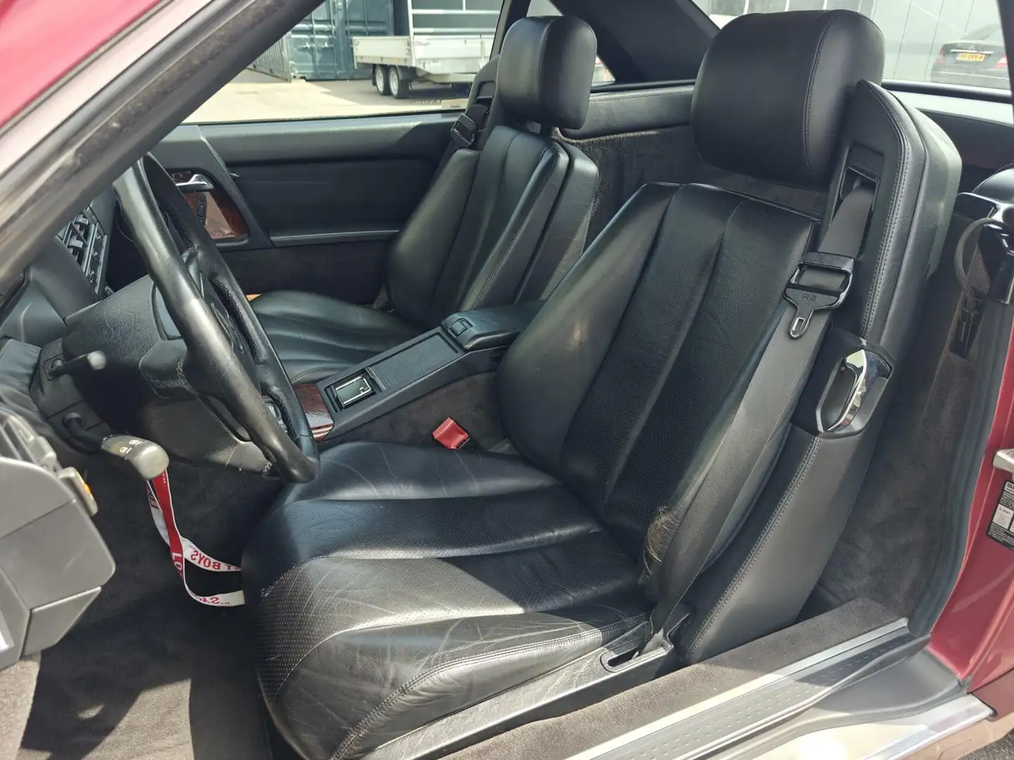Mercedes-Benz SL 500 SL|5.0 V8|Stoelverwarming|Hardtop| Piros - 2