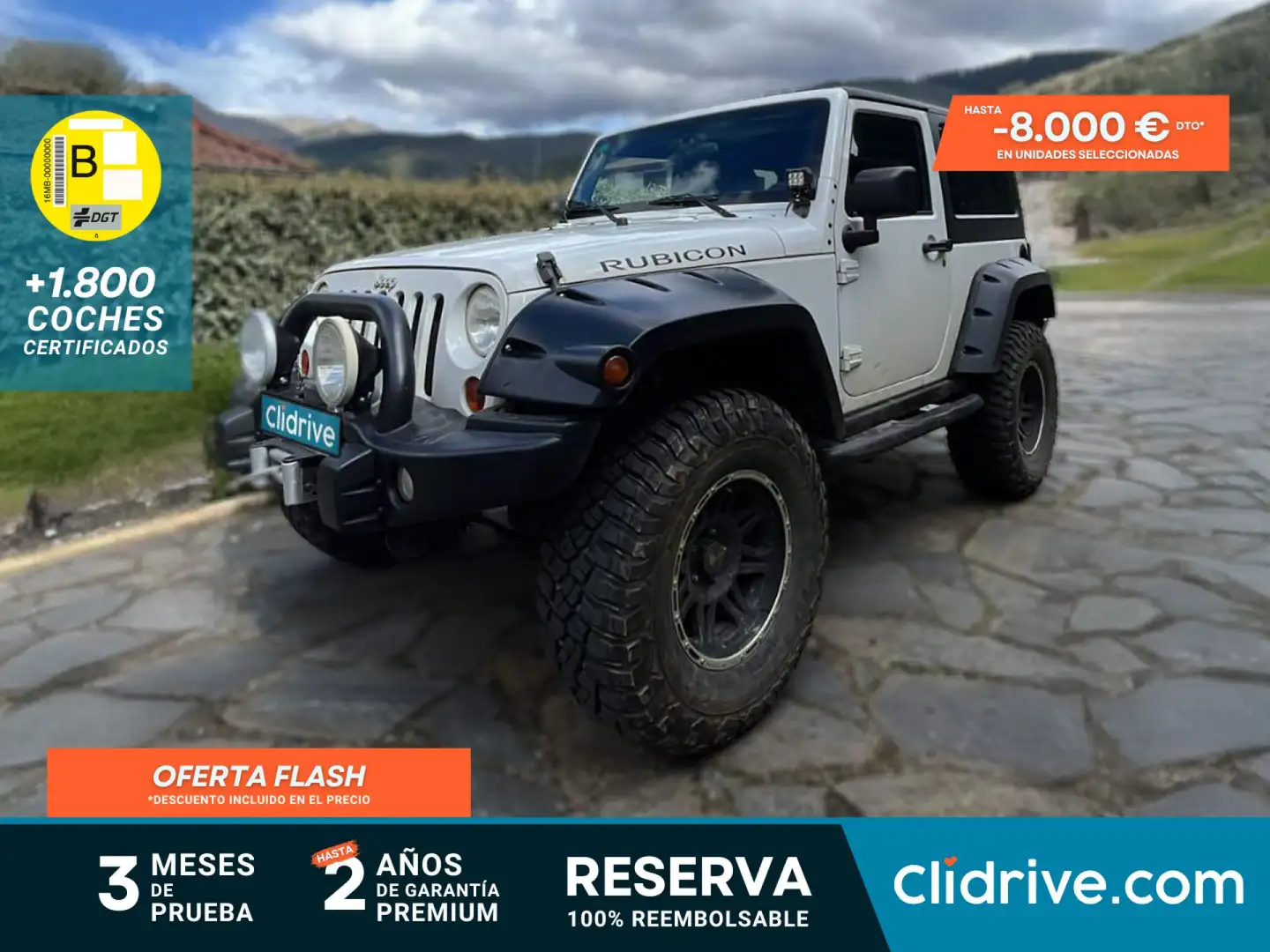 Jeep Wrangler 2.8CRD Rubicon Aut. Blanco - 1