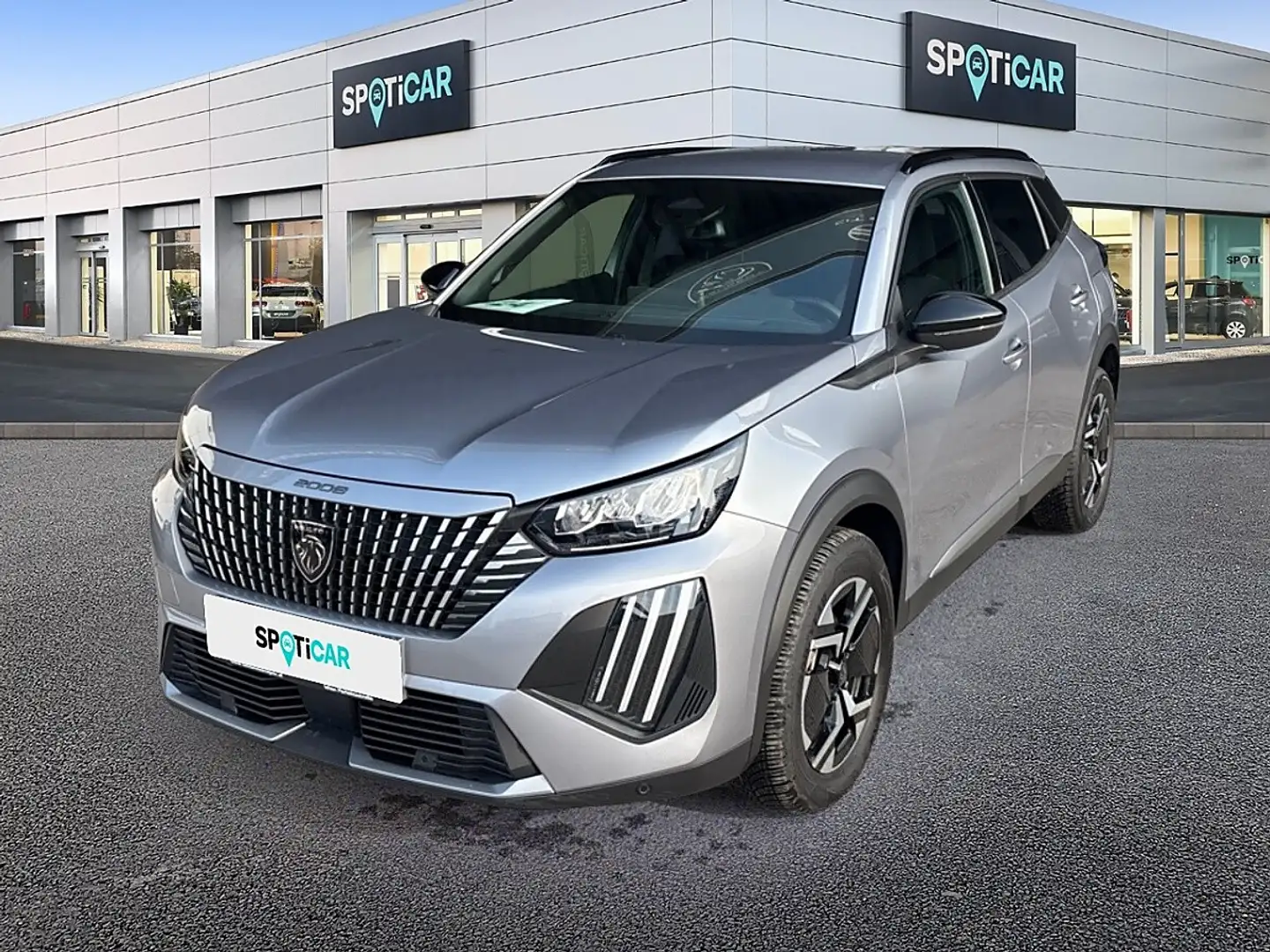 Peugeot 2008 Hybrid 145 e-DCS6 Allure Grau - 1