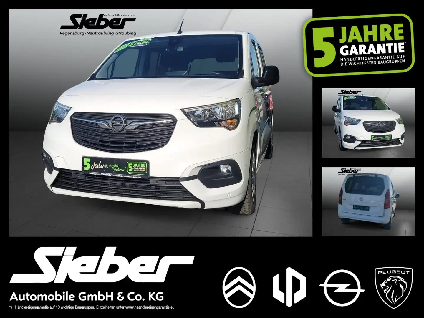 Opel Combo Life E 1.2 Turbo Elegance **PDC*LED*AT** Blanc - 1