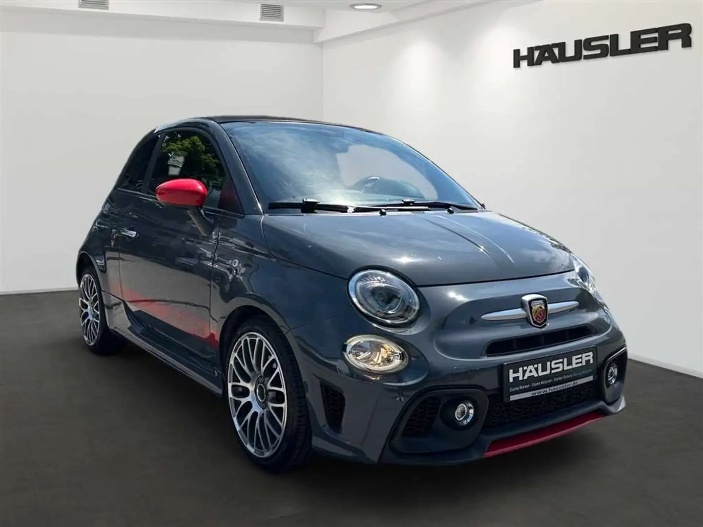 Abarth 595 1.4 Turbo*Cabrio*PDC*Bluetooth* Gris - 2