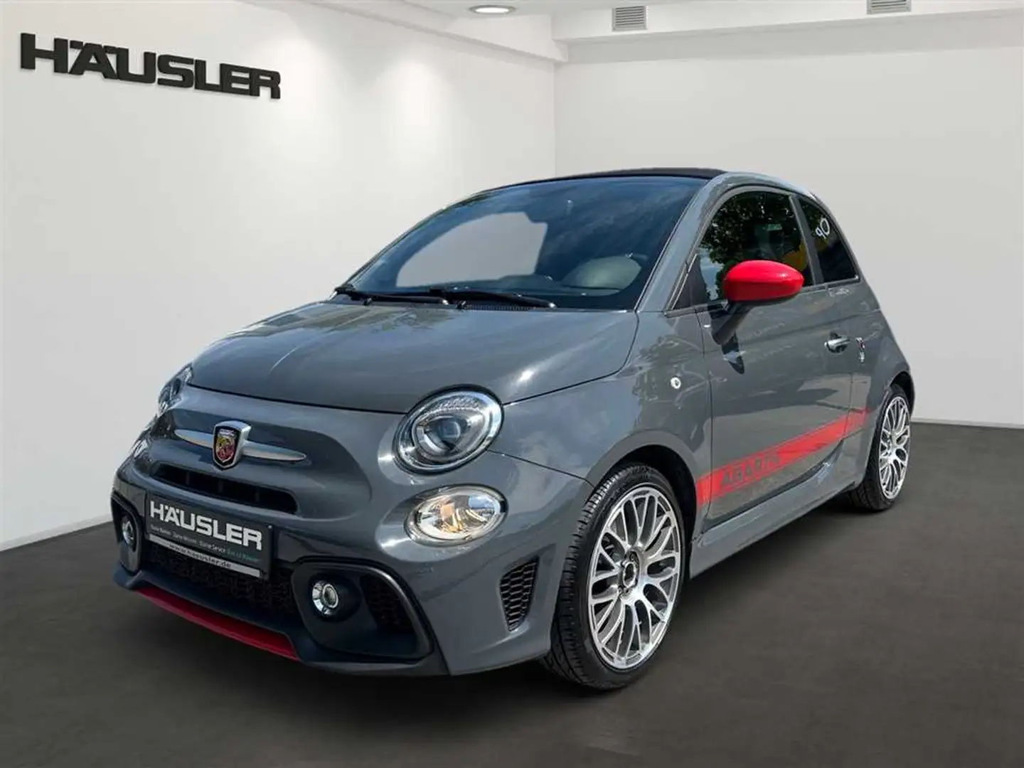 Abarth 595 1.4 Turbo*Cabrio*PDC*Bluetooth* Gris - 1