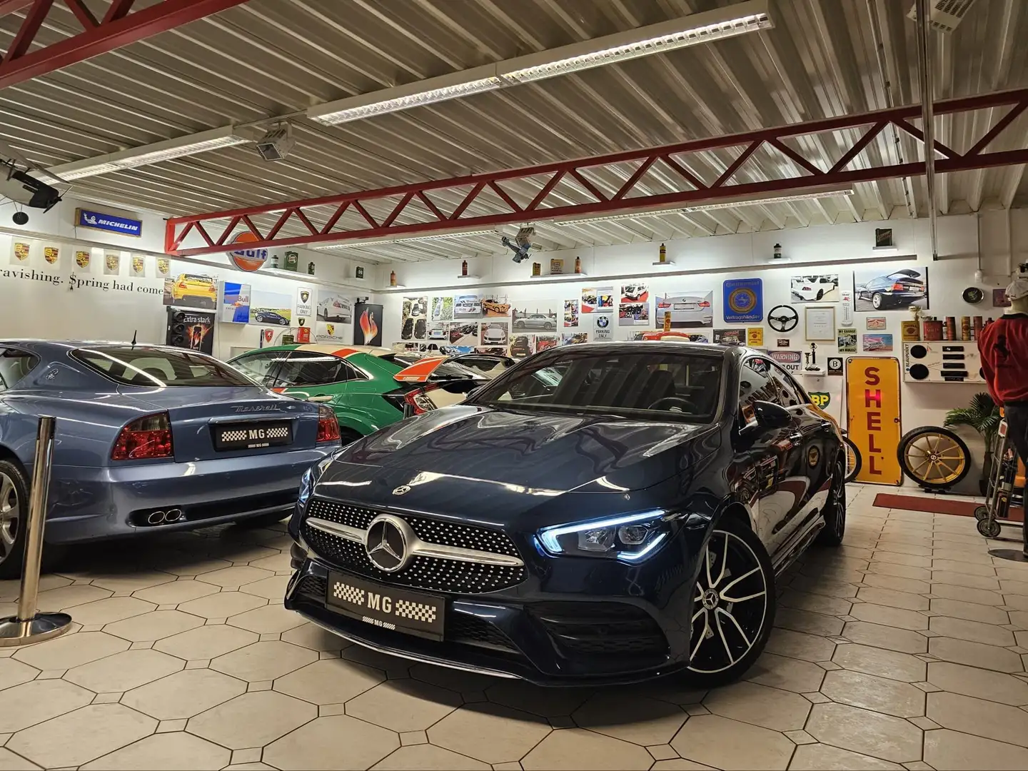Mercedes-Benz CLA 250 CLA 250 4Matic AMG Line 1 Besitz Blau - 2