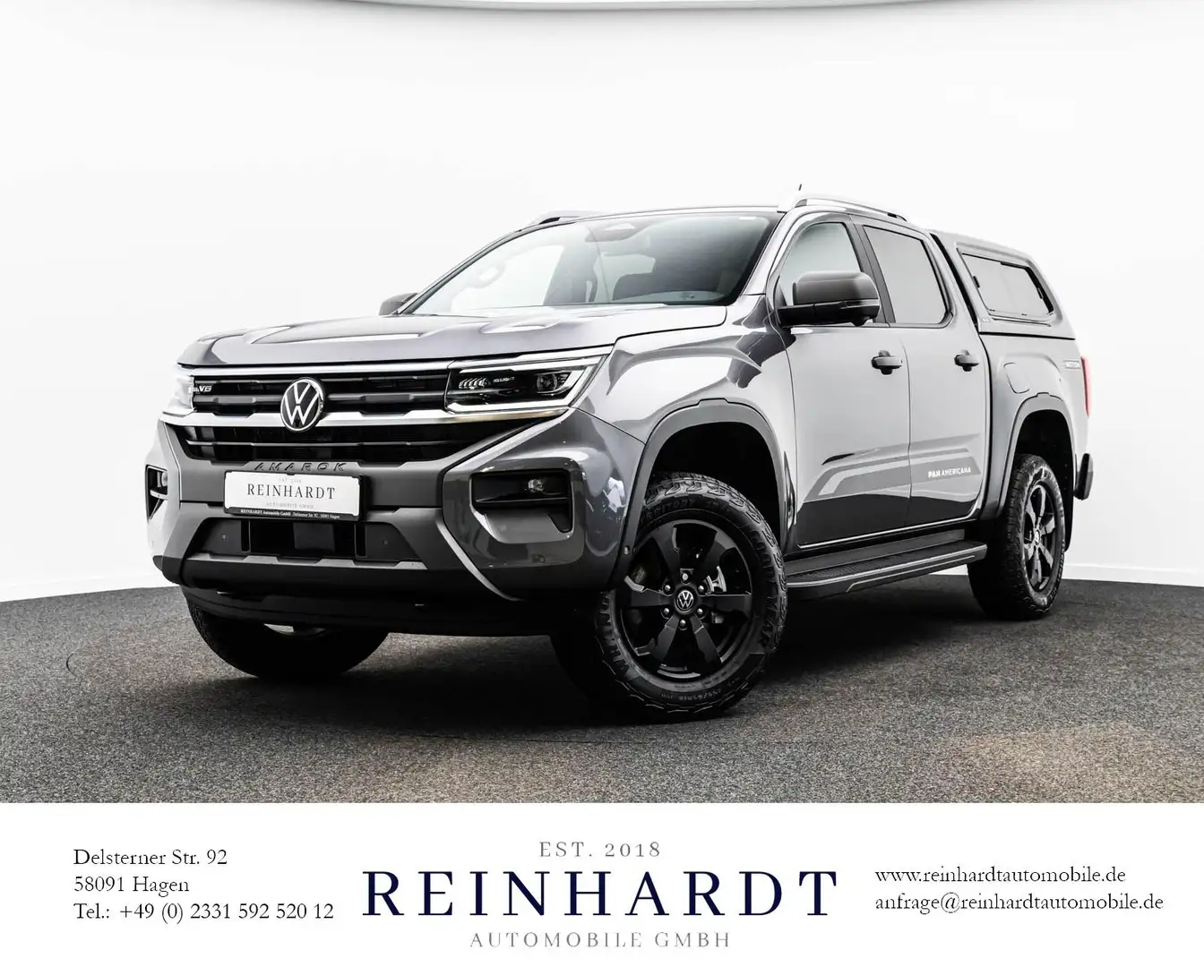 Volkswagen Amarok 3.0TDi PANAMERICANA 4M IQ-L./ACC/H&K/360° Gris - 1