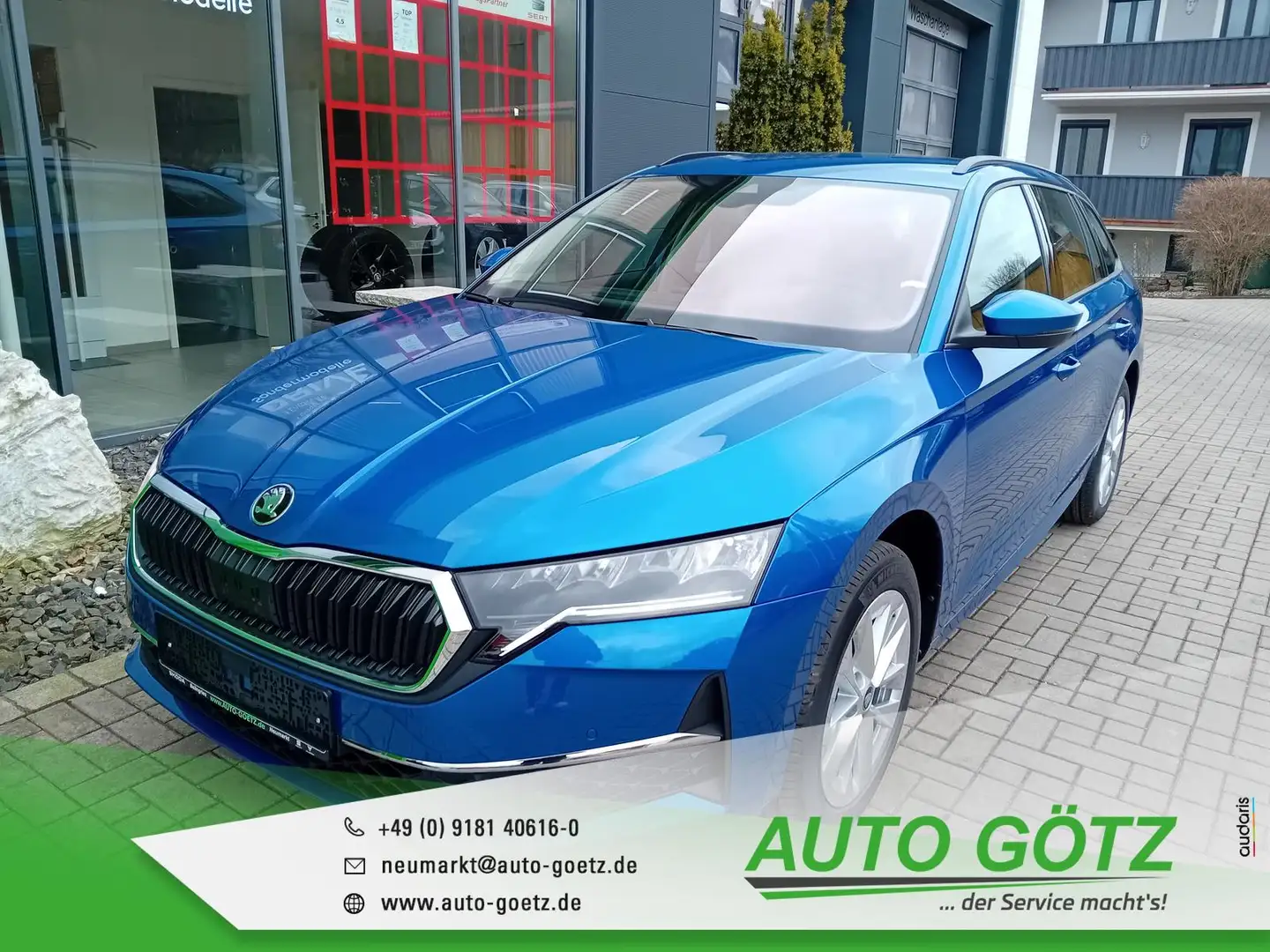 Skoda Octavia Combi Selection DSG AHK-Vorb.*Navi*LED*Tempomat*Ka Bleu - 1