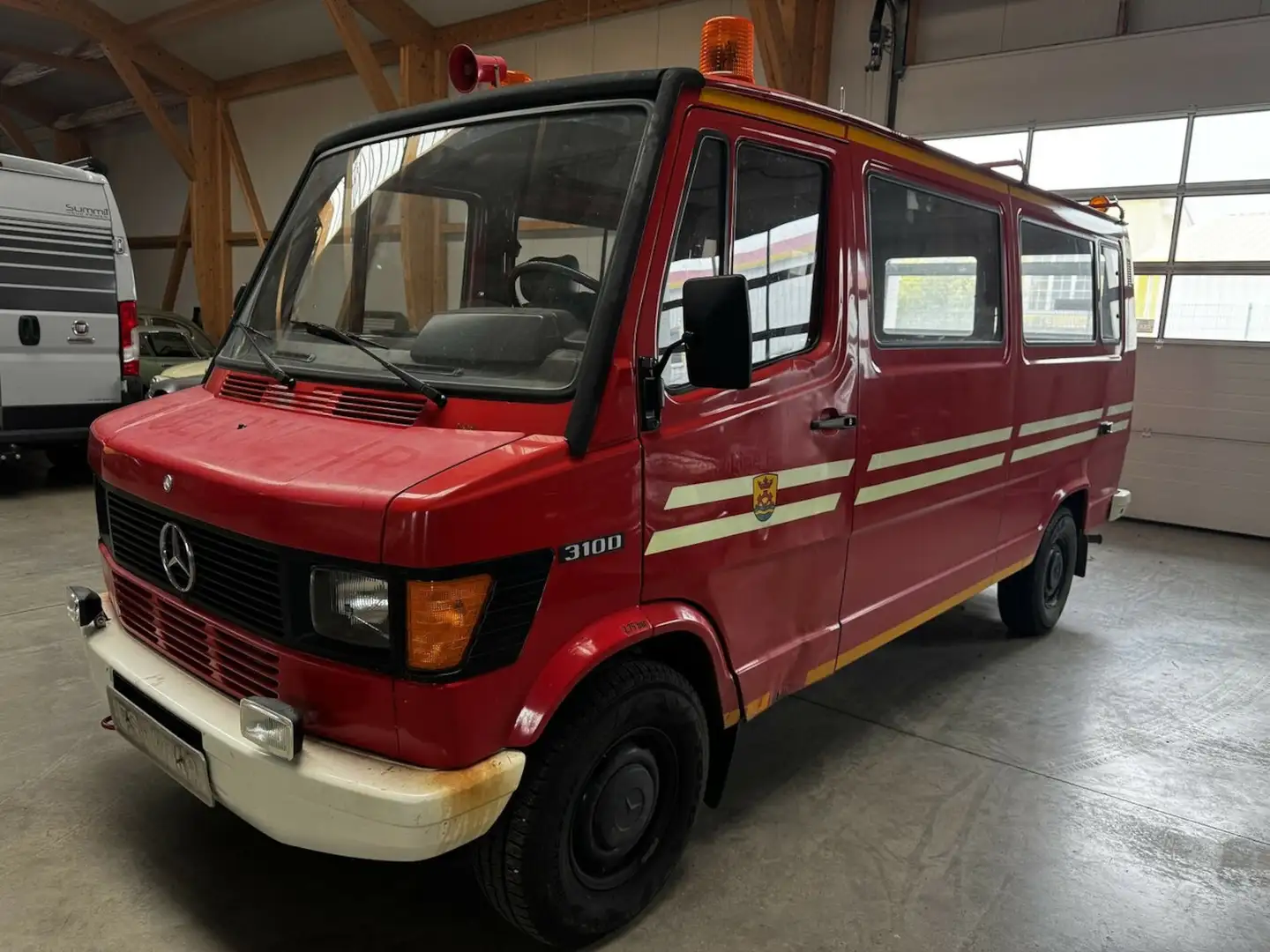 Mercedes-Benz T1 310 D Bremer Kombi Feuerwehr1. Hand Rot - 2