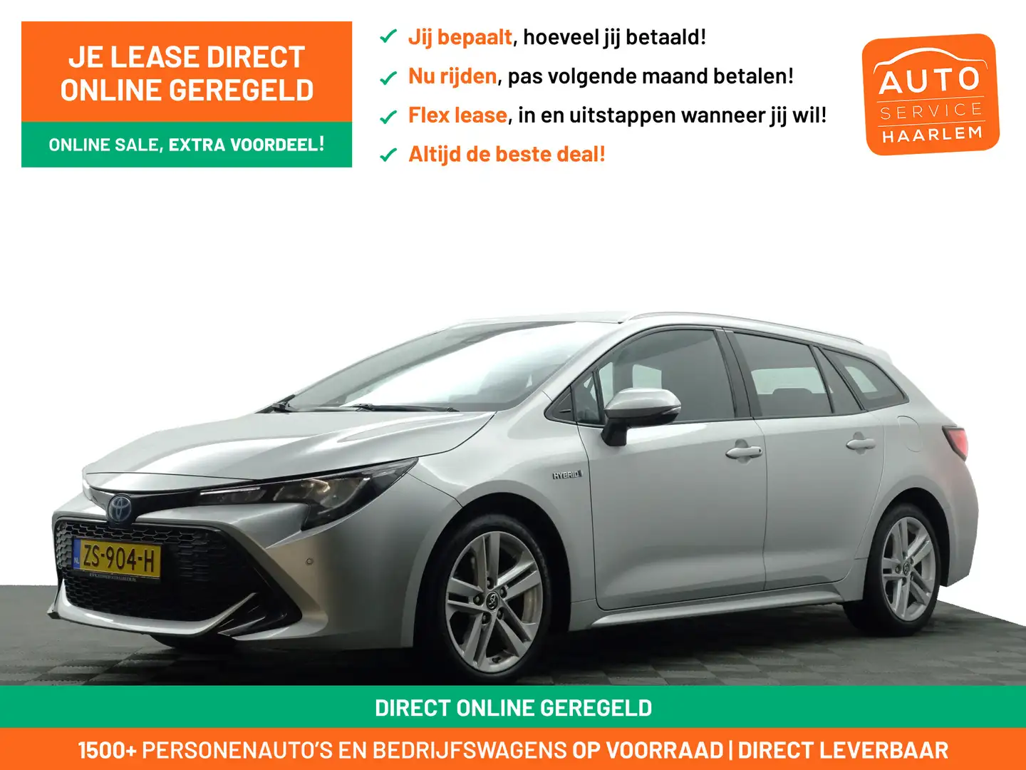 Toyota Corolla Touring Sports 1.8 Hybrid Active Aut- Camera, Park Gris - 1