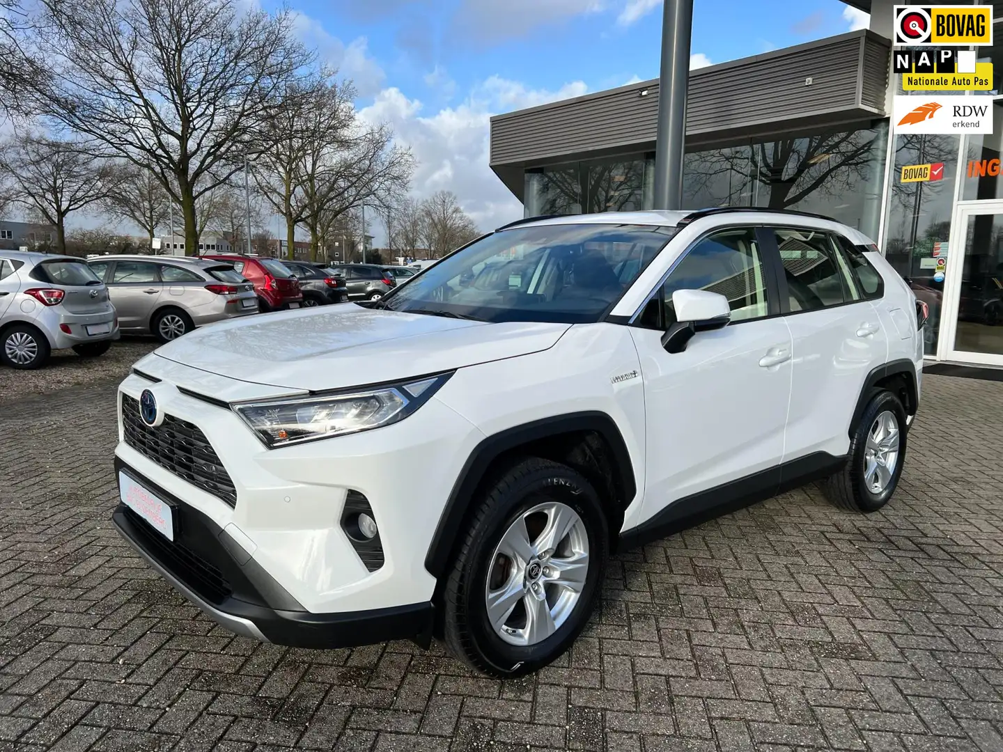 Toyota RAV 4 2.5 Hybrid Dynamic, Automaat, Apple carplay, DAB, Wit - 1