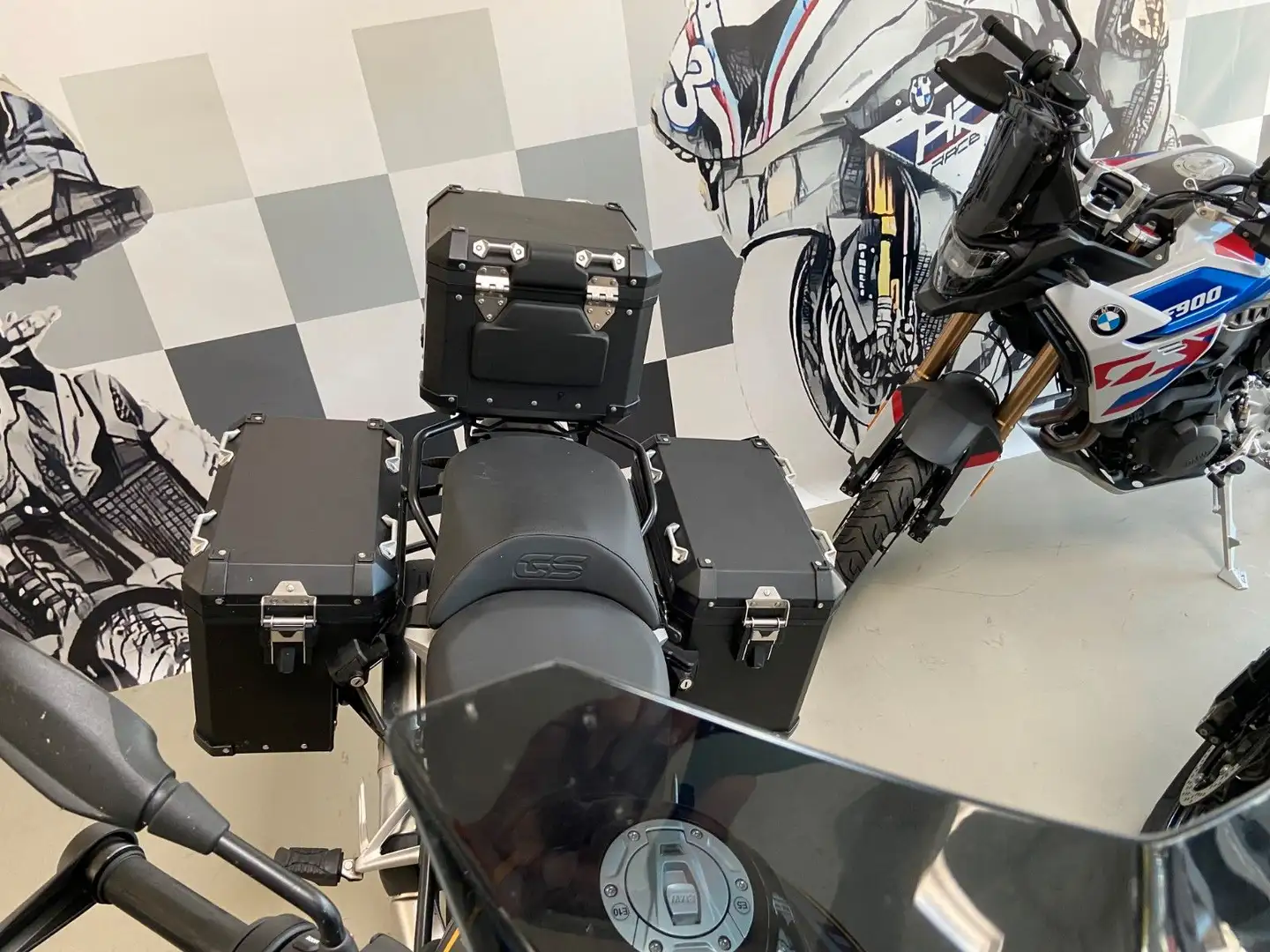 BMW R 1250 GS Style Exclusiv  Koffer Topcase in Alu Noir - 2