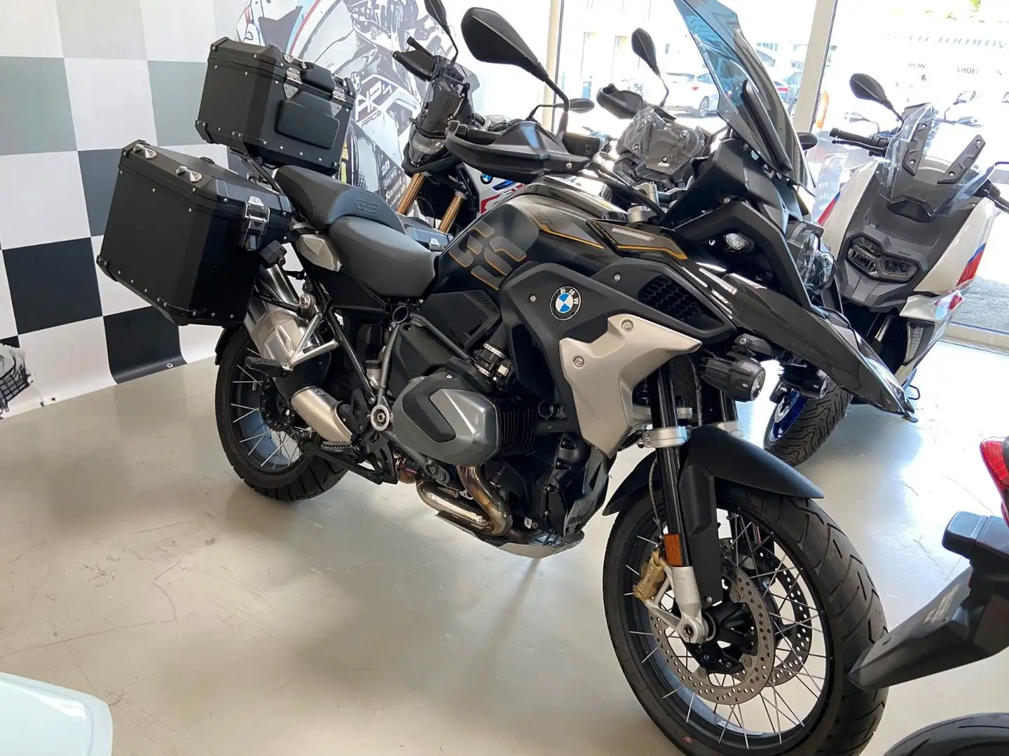 BMW R 1250 GS Style Exclusiv  Koffer Topcase in Alu Noir - 1