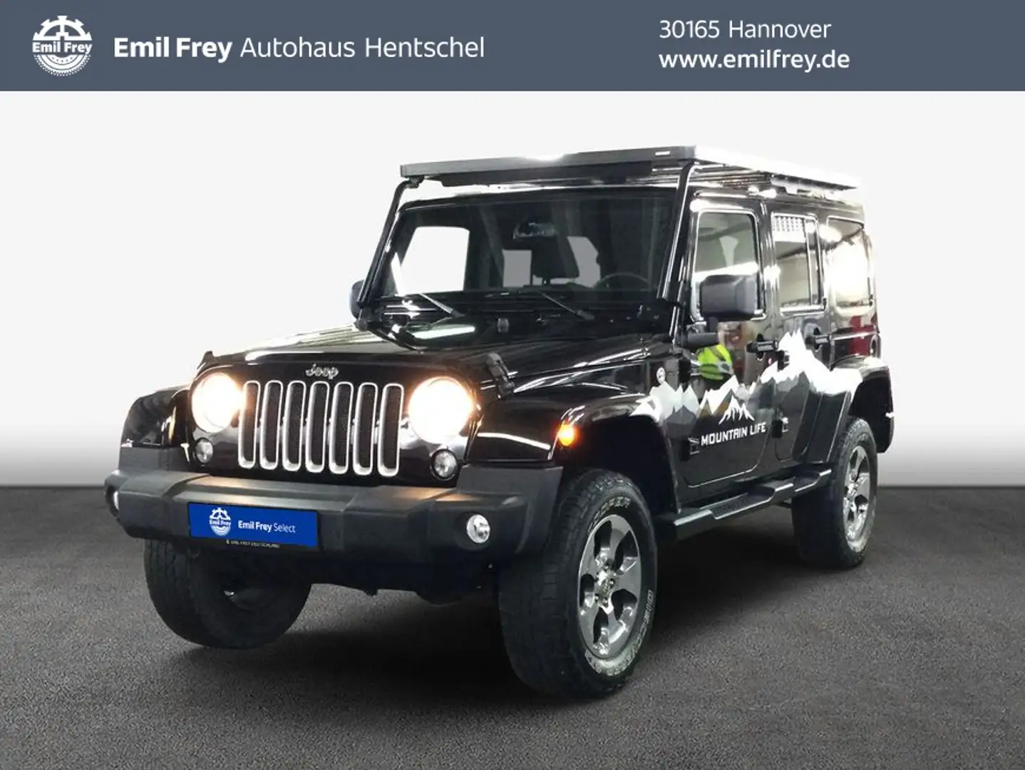 Jeep Wrangler Unlimited 2.8 CRDi Hardtop AWD Automatik Černá - 1
