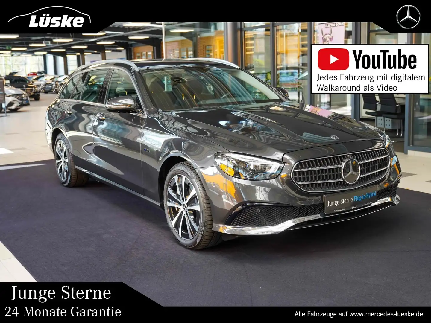 Mercedes-Benz E 300 E 300 de T 4M AVANTGARDE Fahrassistenz MULTIBEAM Grau - 1