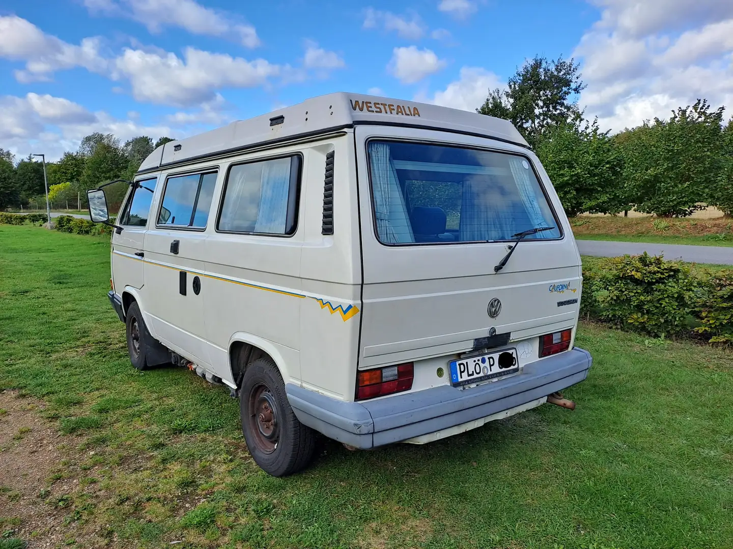 Volkswagen T3 California mit Hubdach Weiß - 2