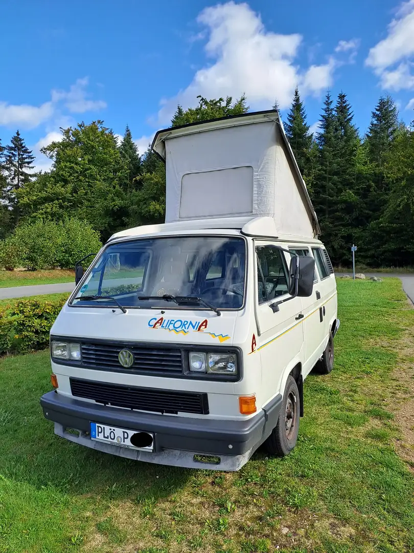 Volkswagen T3 California mit Hubdach Weiß - 1
