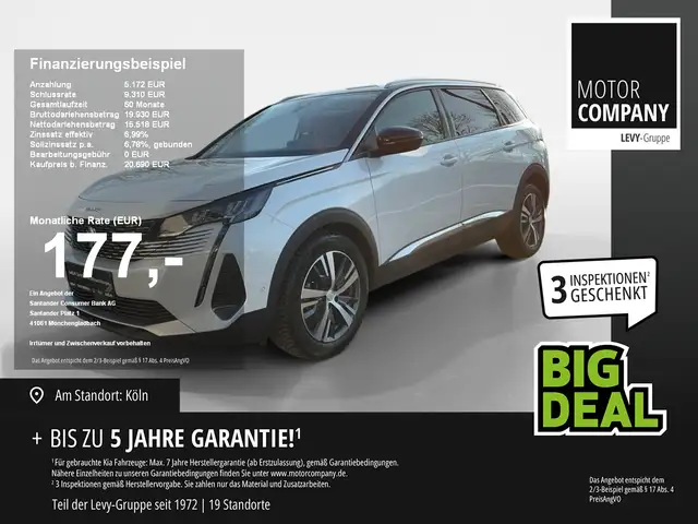 Peugeot 5008 1.2 PureTech 130 Allure Pack Kamera+ACC+SHZ+