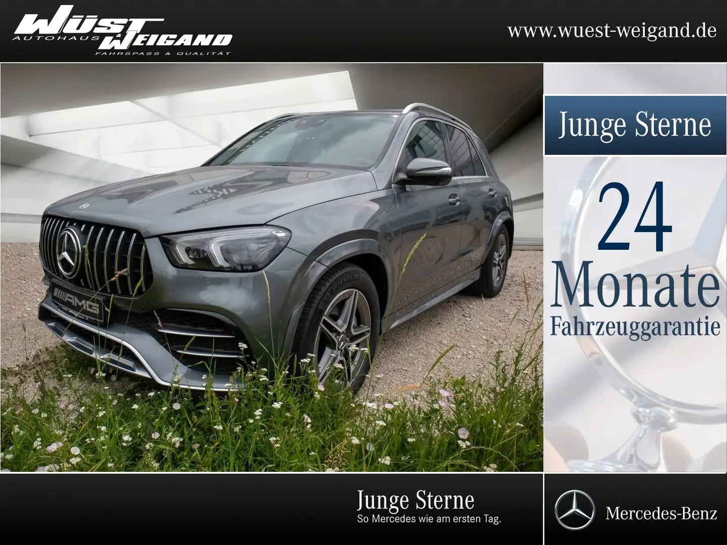Mercedes-Benz GLE 53 AMG 4M+ AHK+360°+Multibeam+HeadUp+20"+Air siva - 1