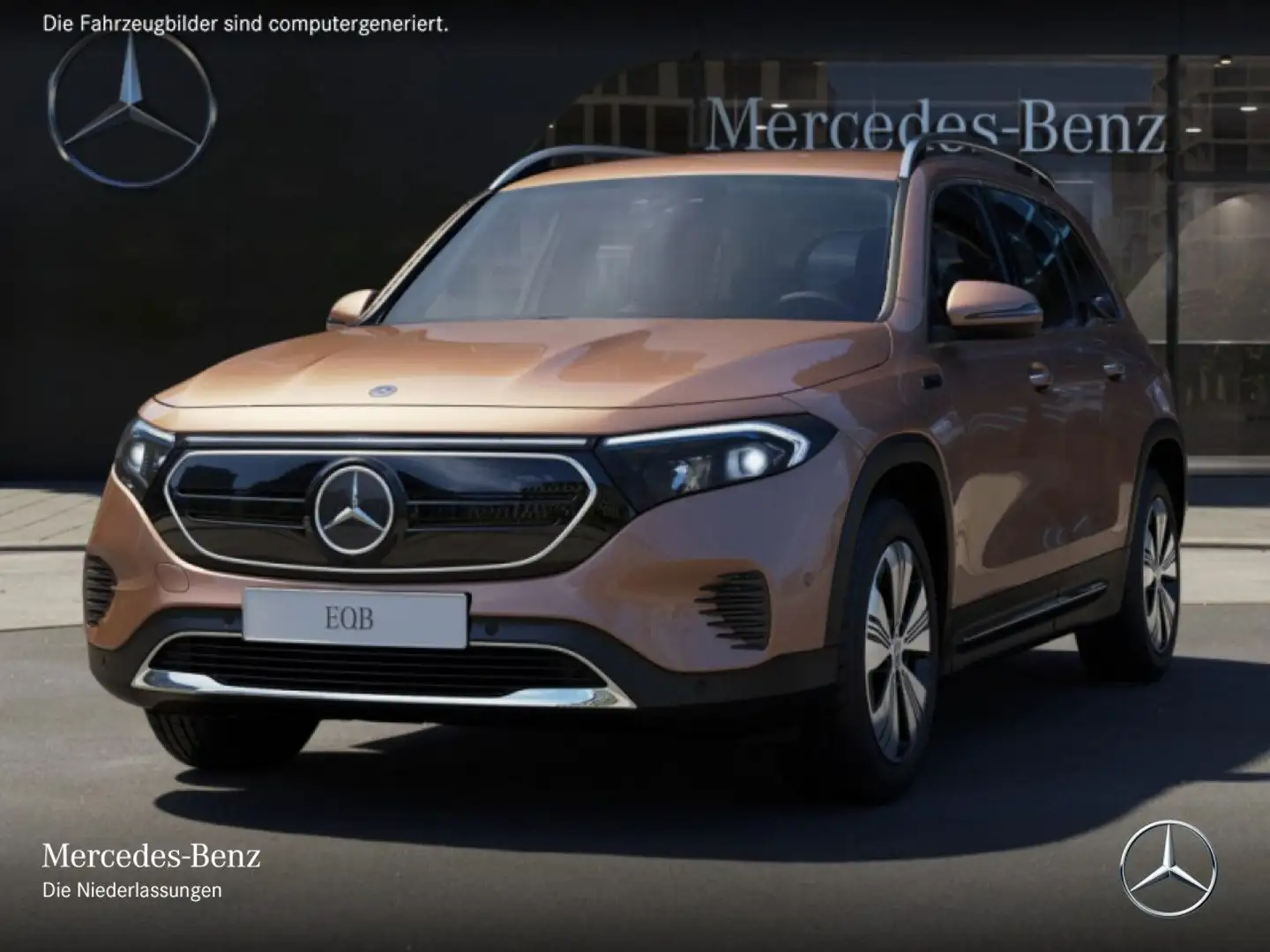 Mercedes-Benz EQB 300 4M PROG+PLUS-PAKET+KAMERA+HUD+KEYLESS Bronze - 2