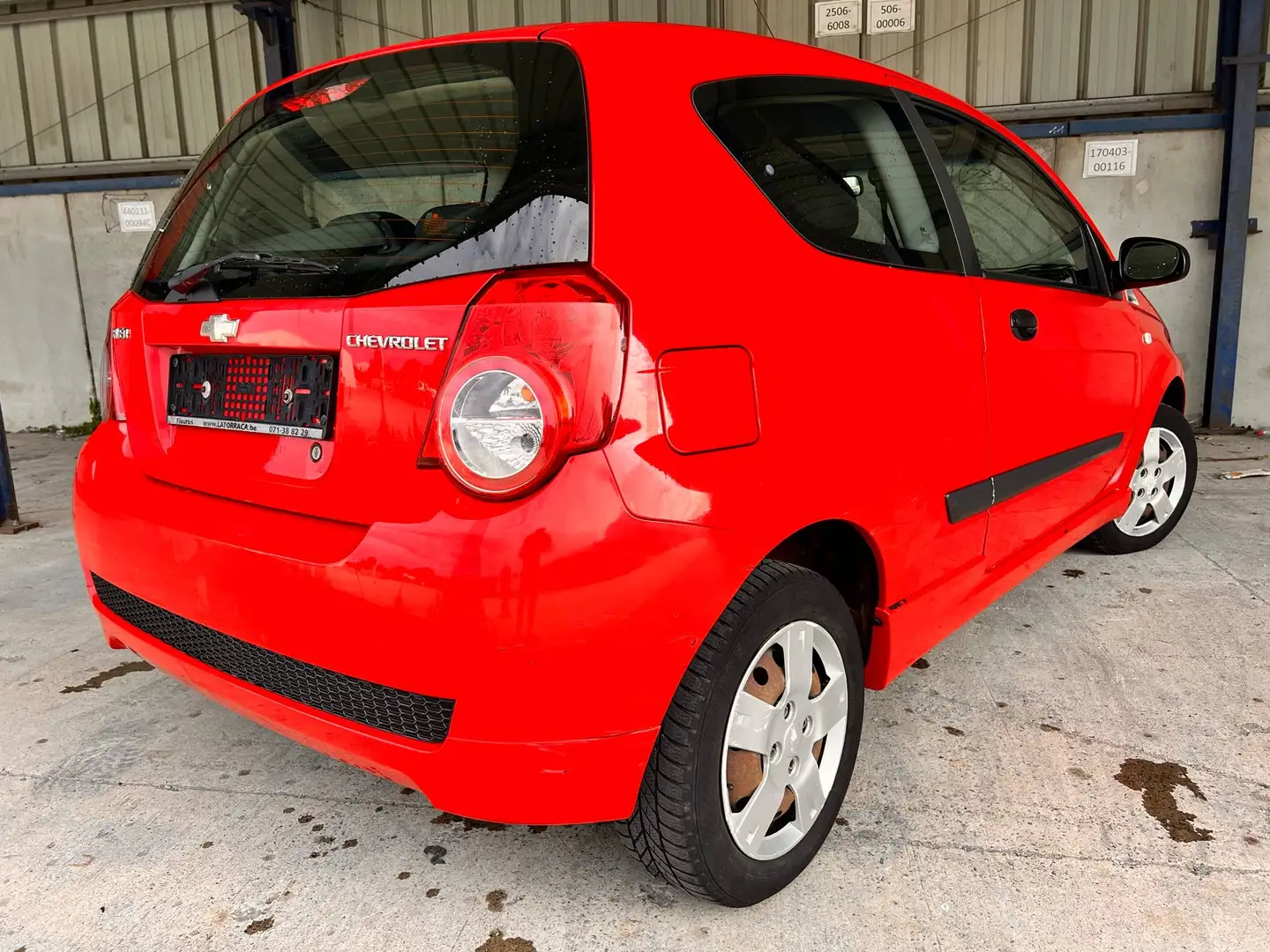 Chevrolet Aveo 1.2i / essence / 2009 / Prêt à immatriculer Rouge - 2