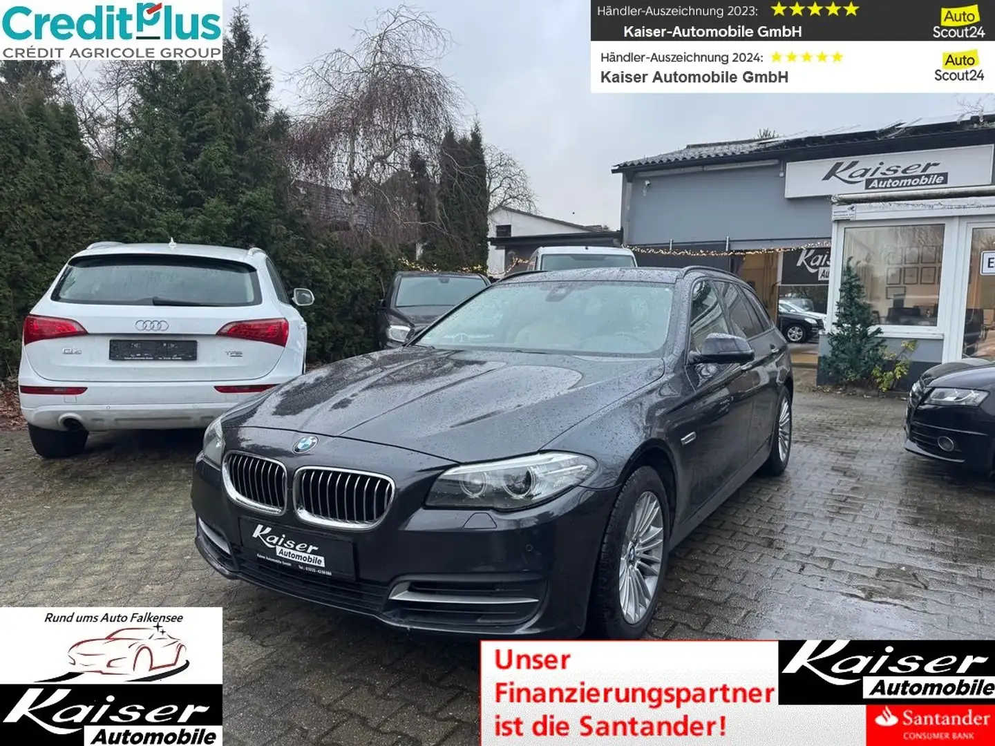 BMW 530 d xDrive-Scheckheft-Head-up-Leder-Navi-Allrad Grau - 1
