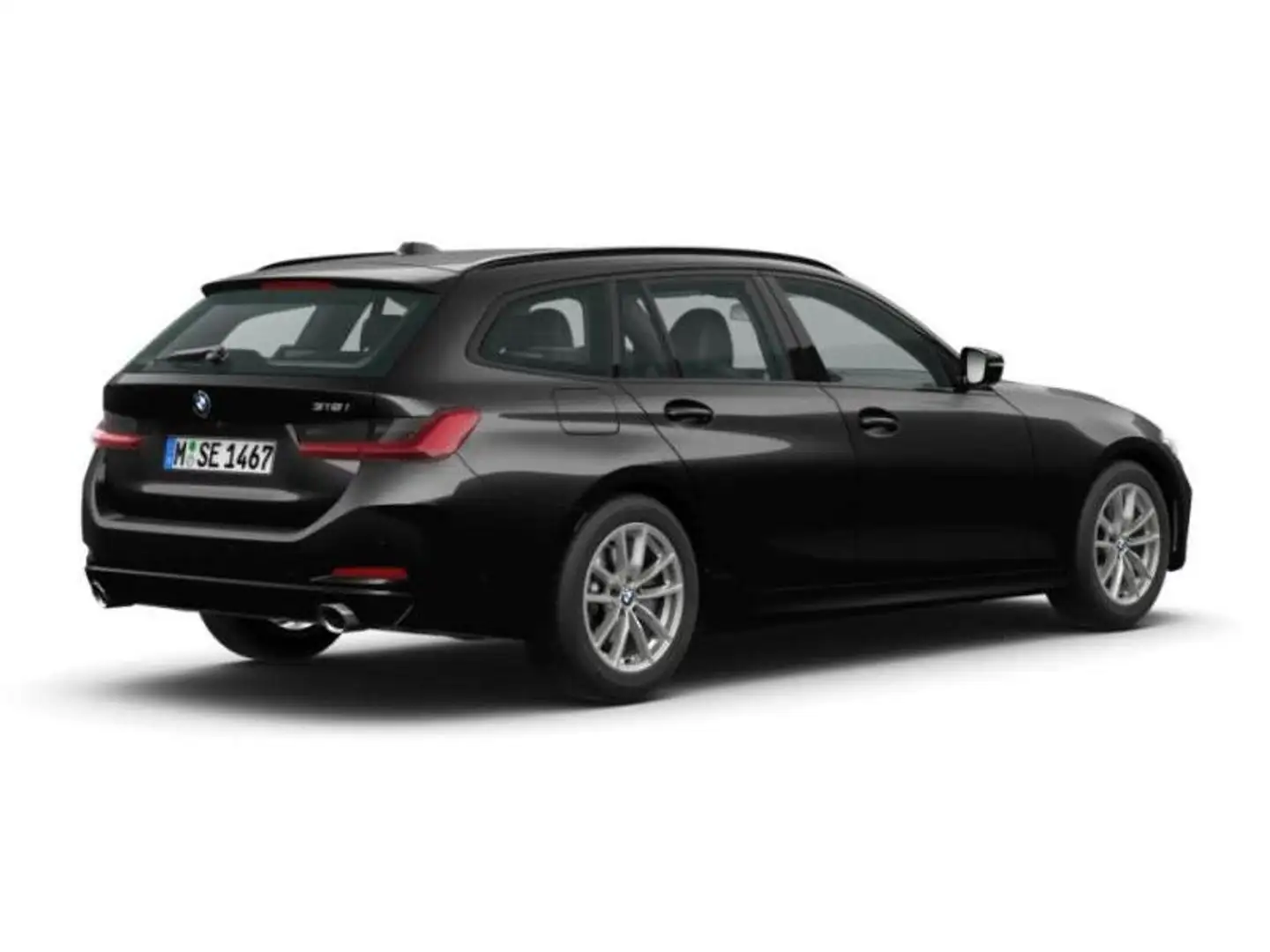 BMW 318 318i Touring Zwart - 2