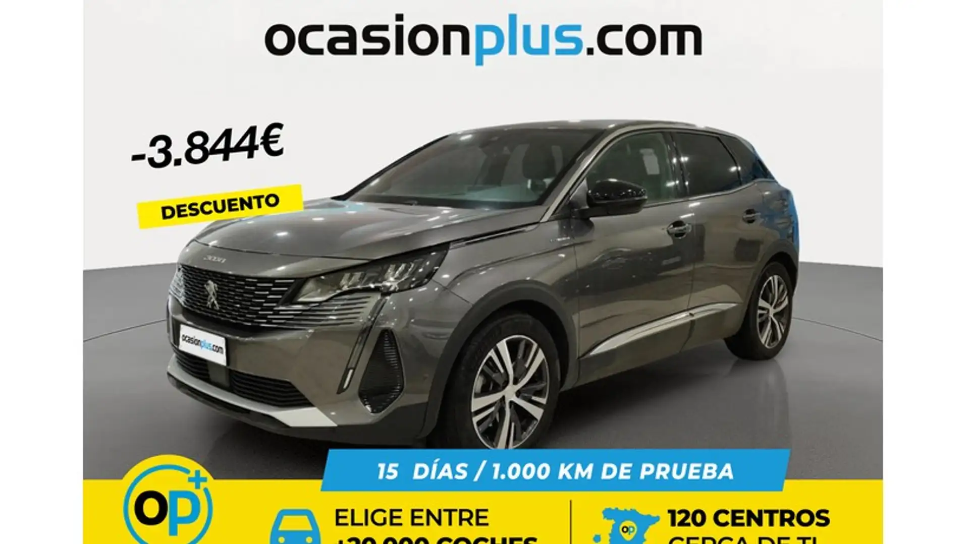 Peugeot 3008 1.6 THP Allure Aut. 155 Gris - 1