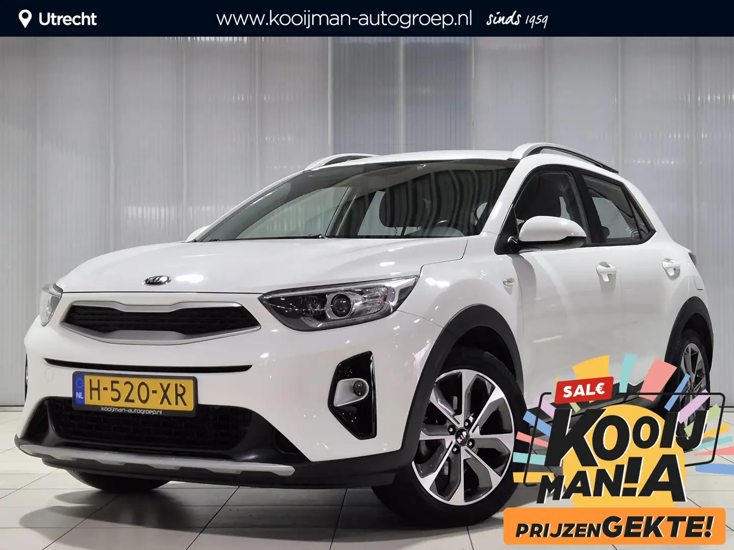 Kia Stonic 1.0 T-GDi DynamicLine met Trekhaak, Apple Carplay/ Weiß - 1