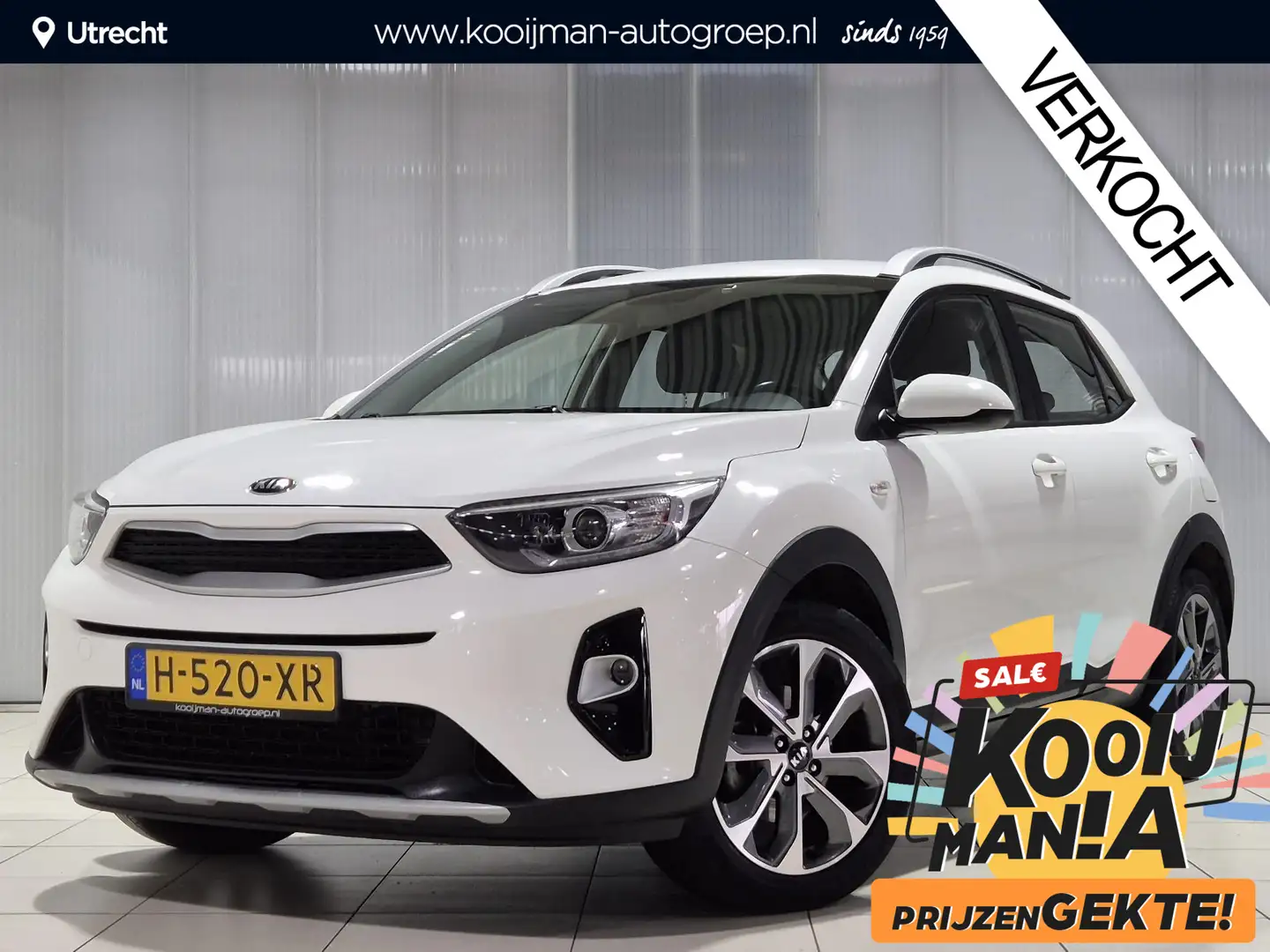 Kia Stonic 1.0 T-GDi DynamicLine met Trekhaak, Apple Carplay/ Blanc - 1