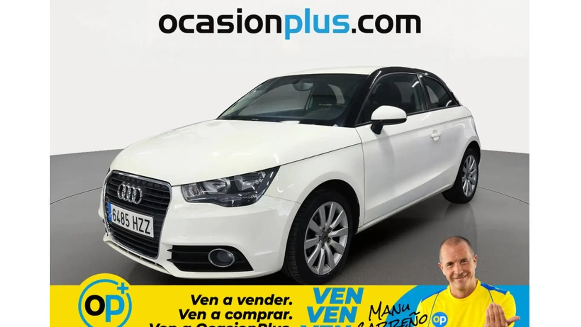 Audi A1 1.6TDI Attracted 90 Blanco - 1