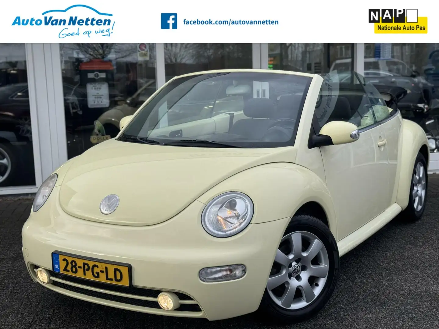 Volkswagen New Beetle Cabriolet 1.6 Highline Béžová - 1