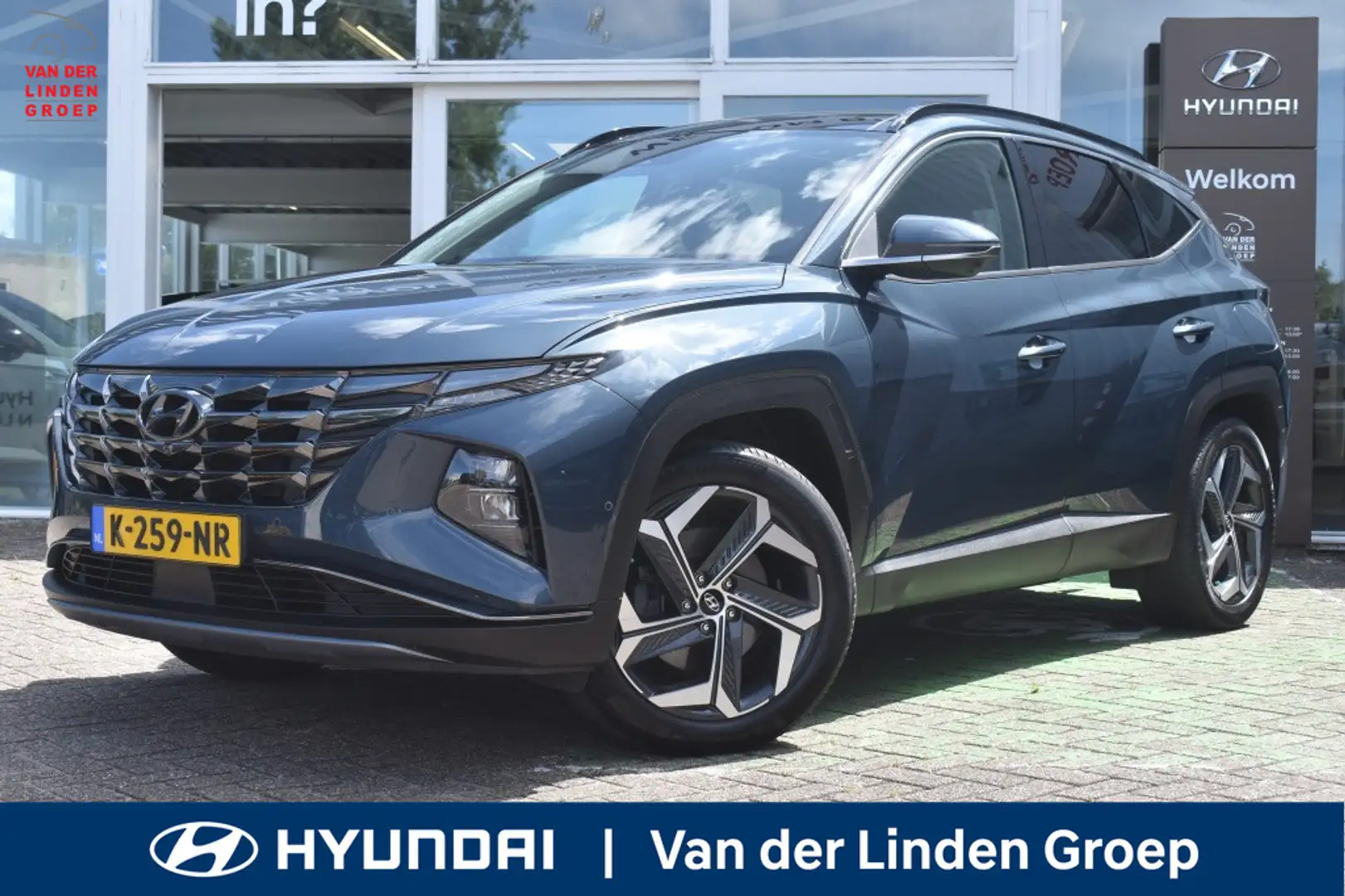 Hyundai TUCSON 1.6 T-GDI HEV Premium Sky Trekhaak/Leder/Led/360ca Bleu - 1