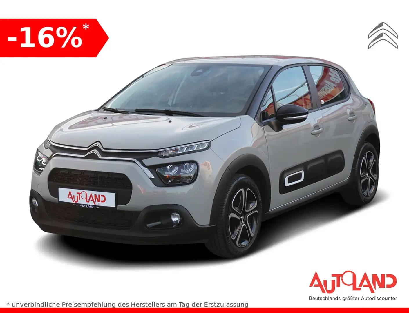 Citroen C3 PureTech 83 LED Tempomat Spurhalte Beige - 1
