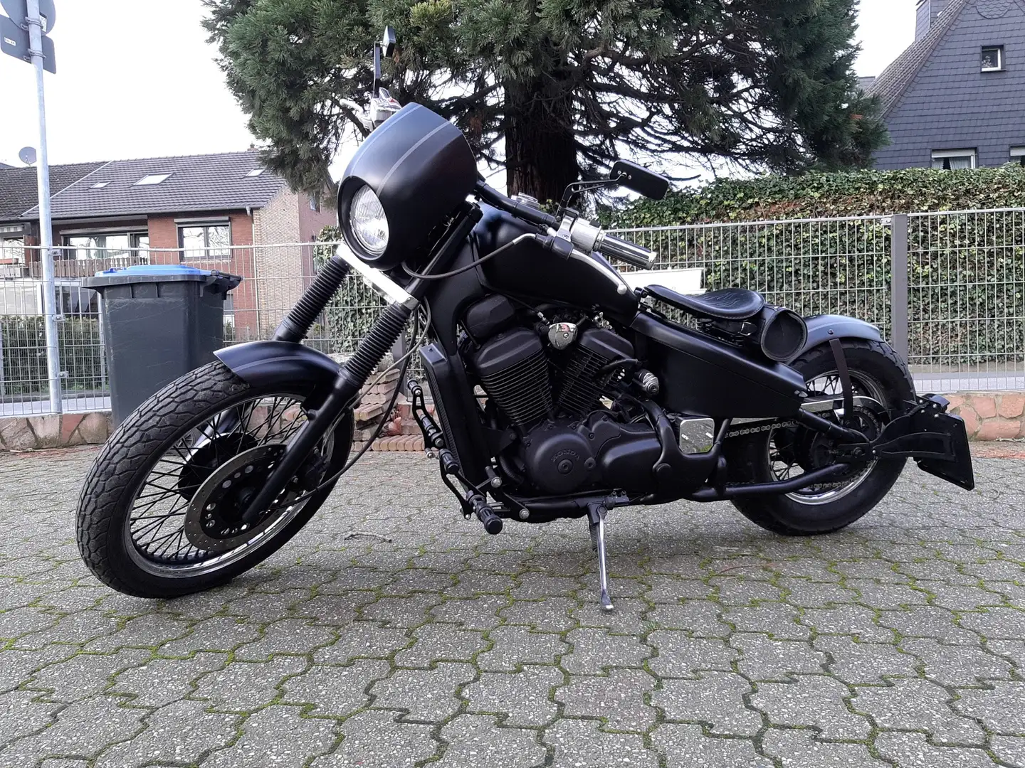Honda Shadow 600 Custom Umbau Black Sheep Чёрный - 1