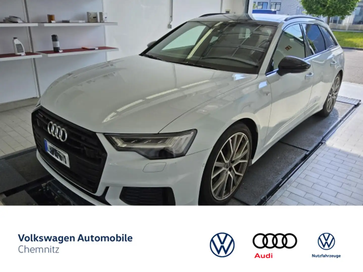 Audi A6 55 TFSI e quattro sport B&O Panorama Weiß - 1