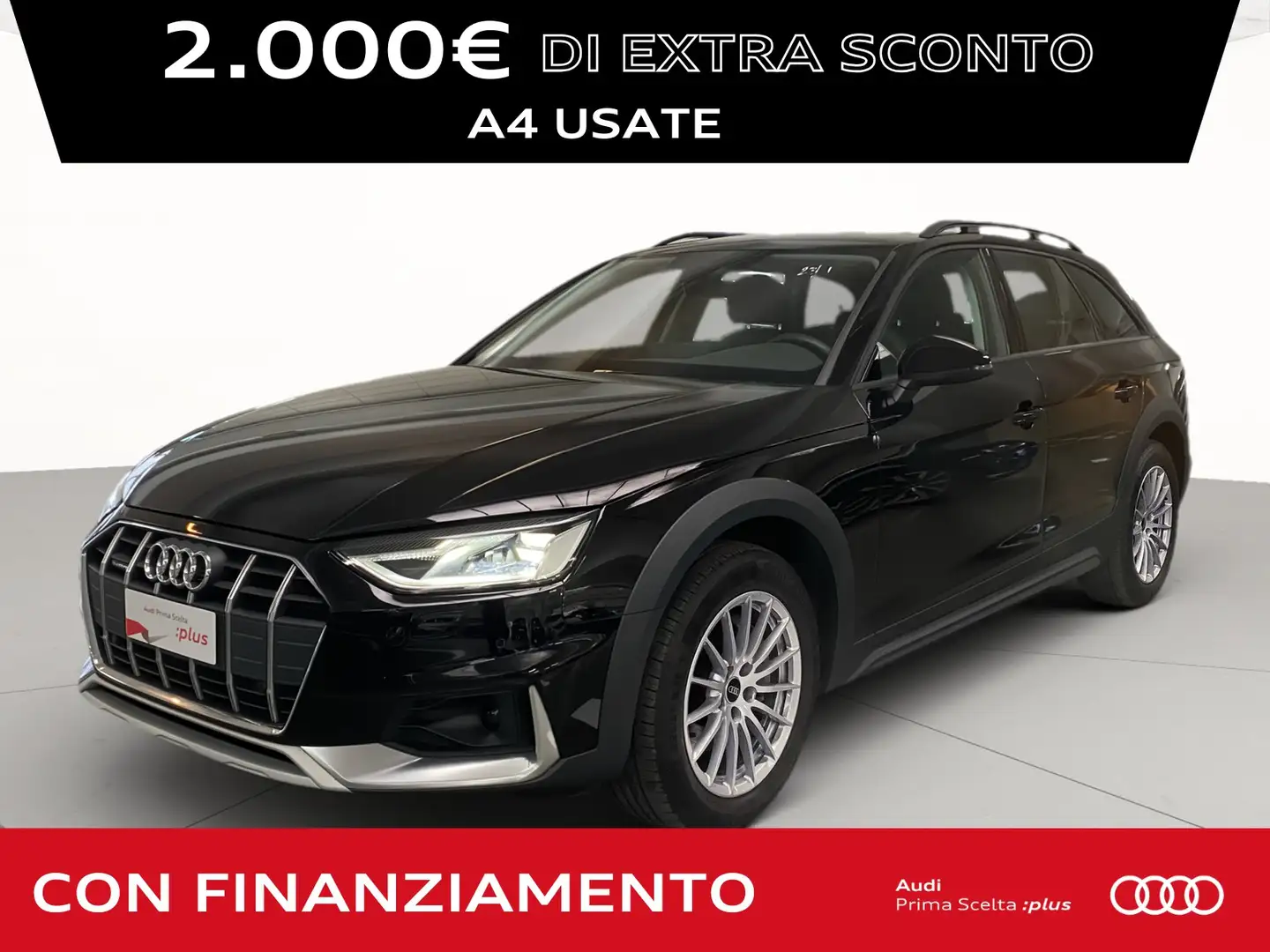 Audi A4 allroad allroad 40 2.0 tdi mhev quattro 204cv s-tronic Noir - 1