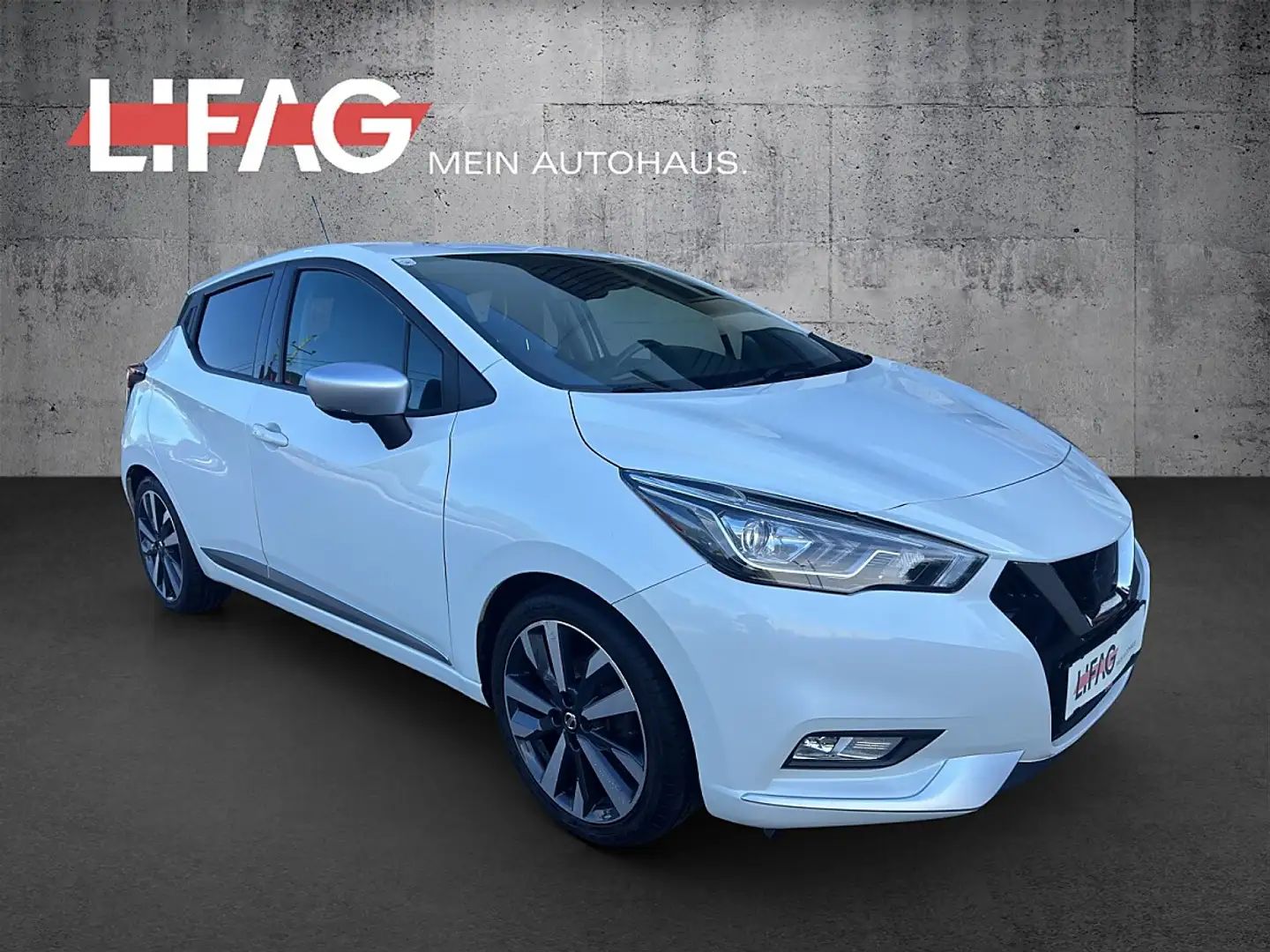 Nissan Micra 0,9 IG-T Tekna Weiß - 1