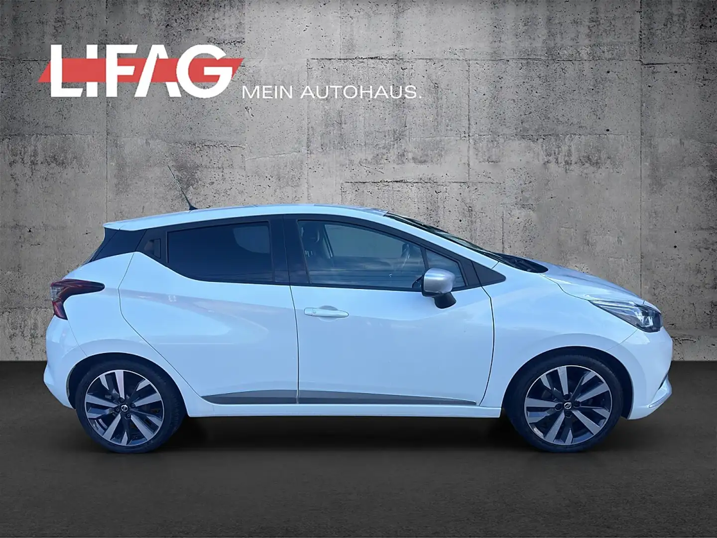 Nissan Micra 0,9 IG-T Tekna *Navi*Leder*Bose* Weiß - 2