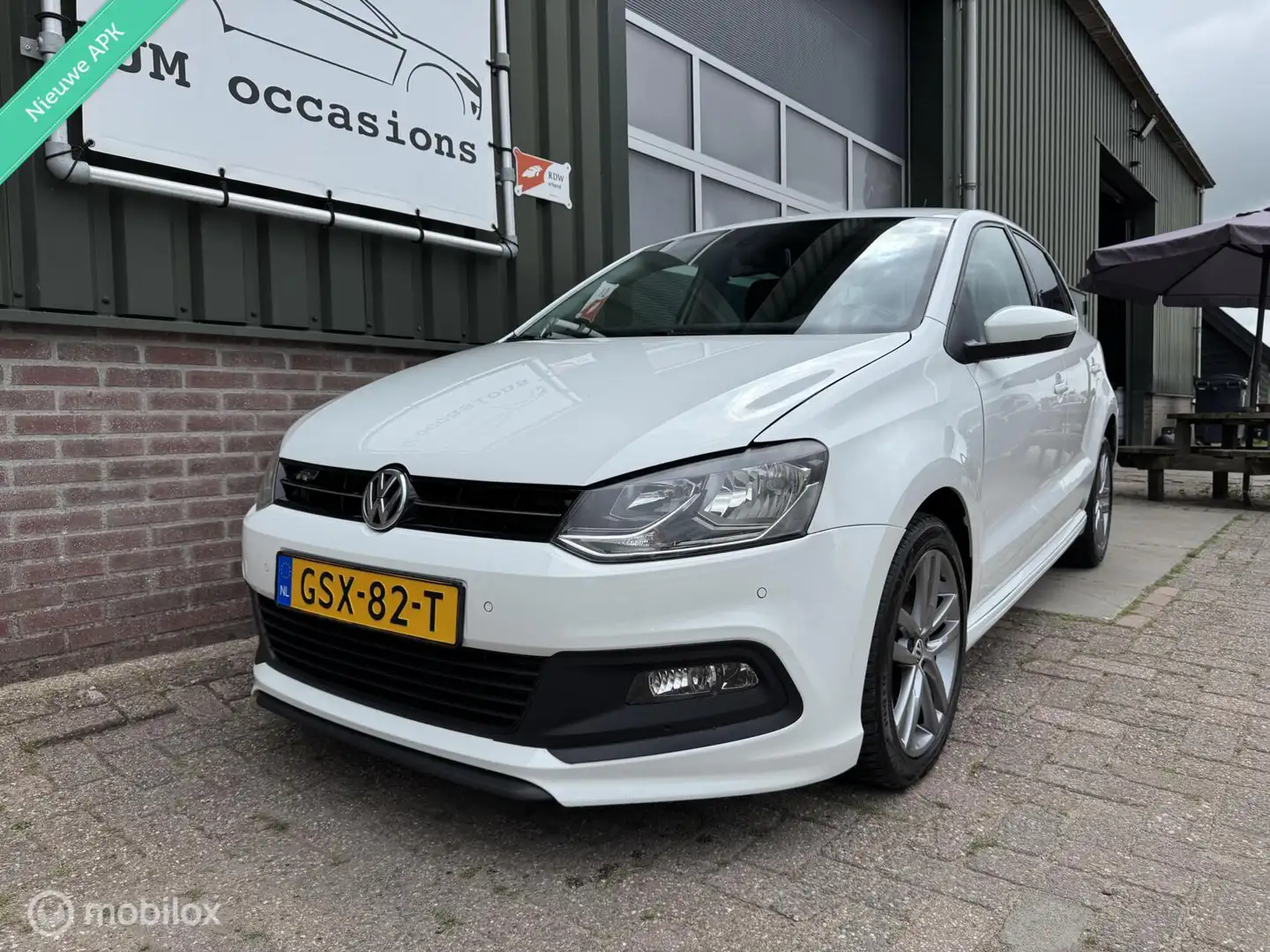 Volkswagen Polo 1.0 TSI R-Line|Clima|Stoel vw|Getint glas| Blanco - 2