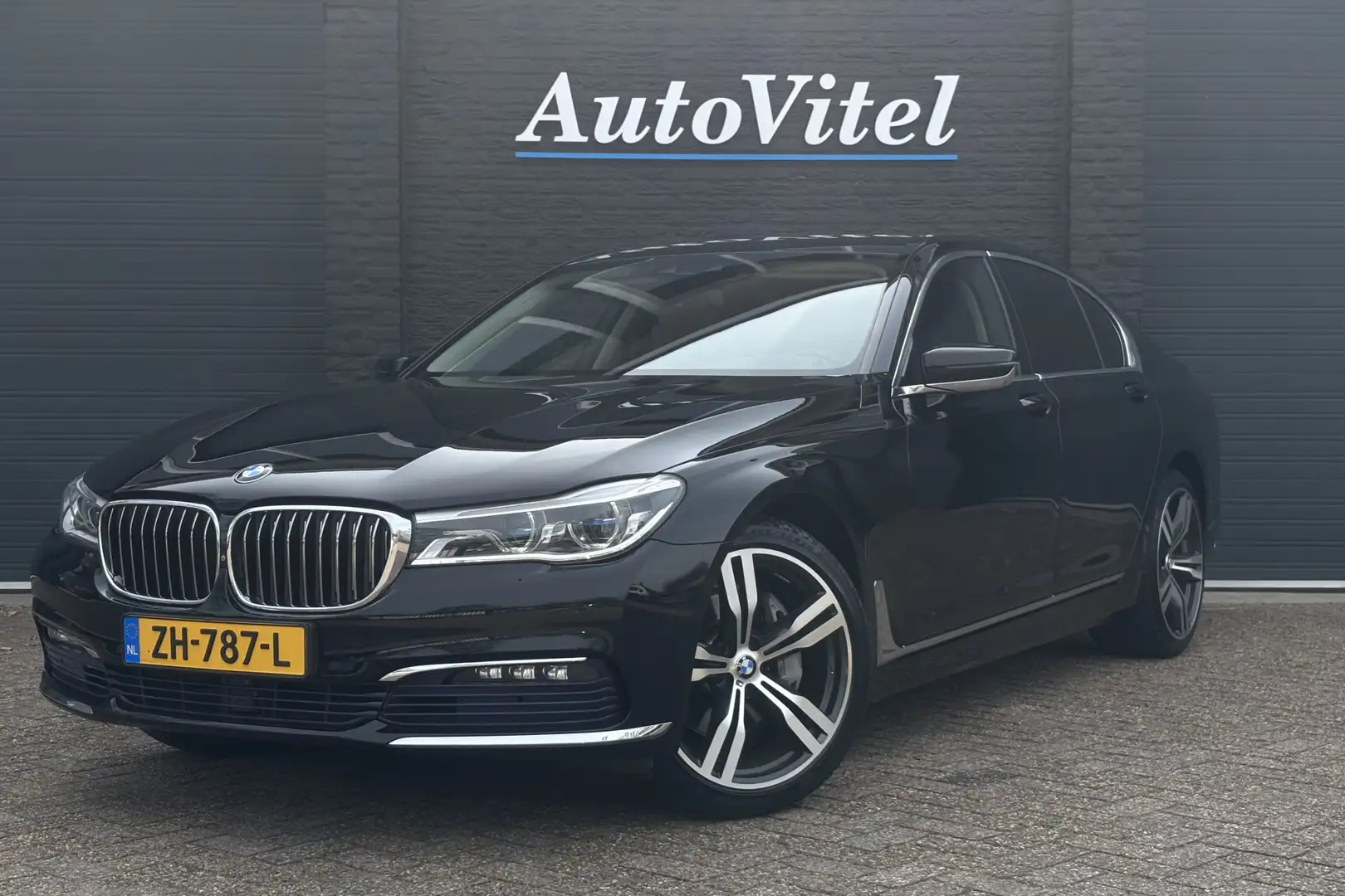 BMW 740 7-serie 740i High Executive | 4-WS | Sportleder | Negro - 1