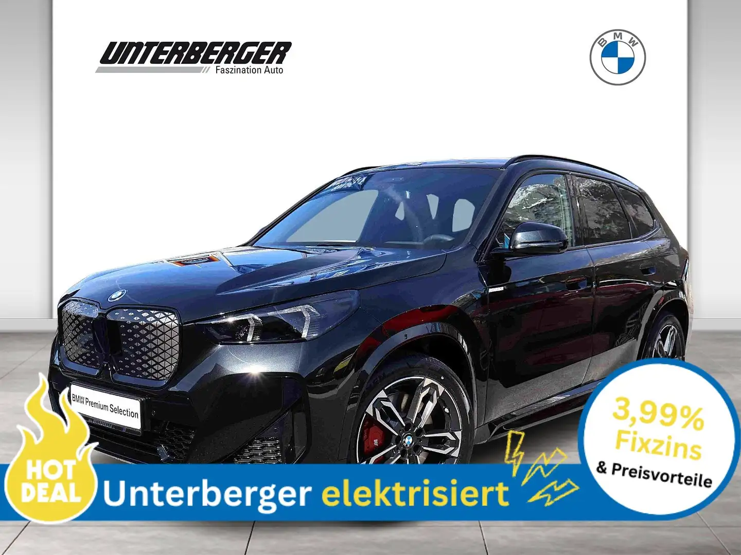 BMW iX1 xDrive30 M Sport Schwarz - 1