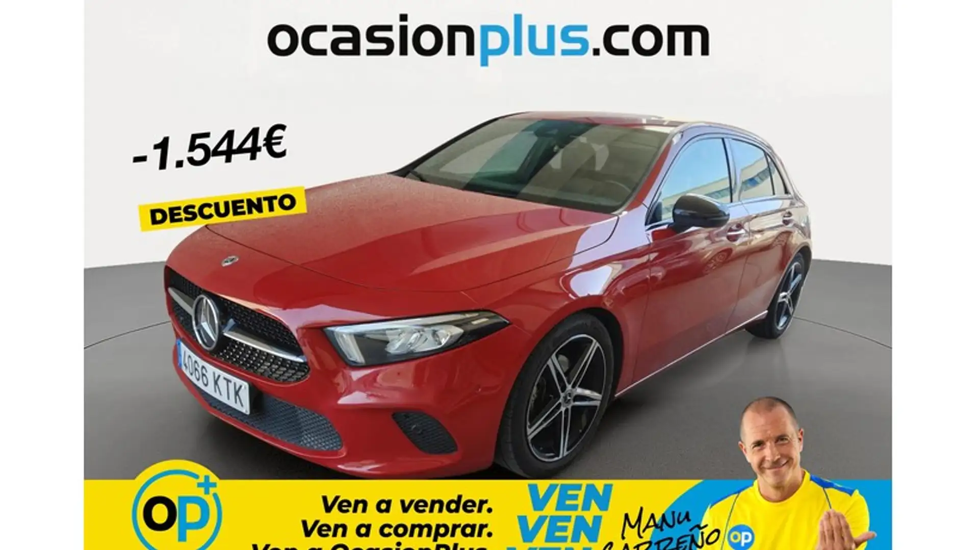 Mercedes-Benz A 180 180d 7G-DCT Rojo - 1