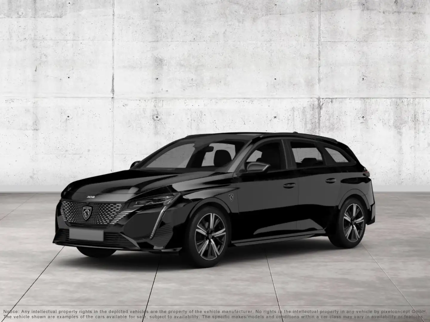 Peugeot 308 SW GT Plug-In Hybrid 225 e-EAT8 Hybrid 225 GT Schwarz - 1
