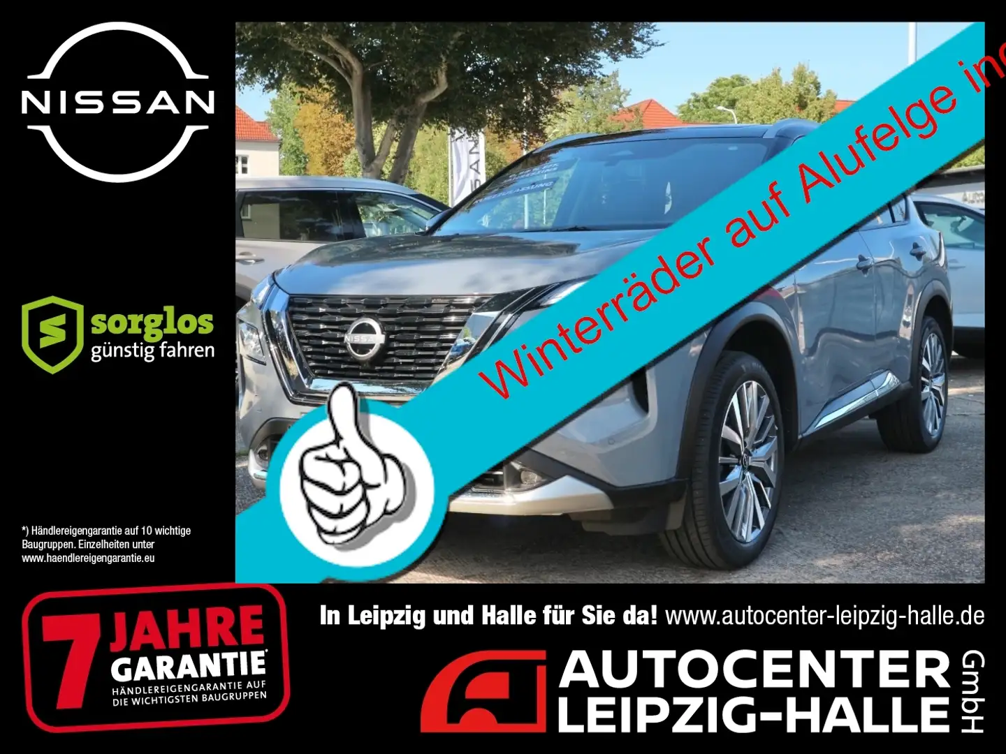 Nissan X-Trail TEKNA 1.5 VC-T MHEV 4x2 Winterräder Grijs - 1