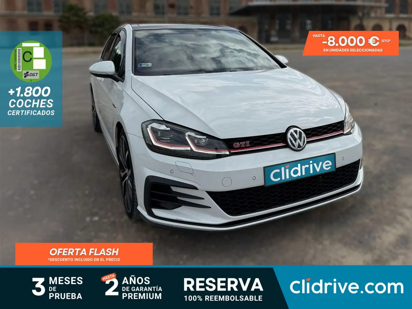 Volkswagen Golf GTI 2.0 TSI Performance DSG7 180kW Blanco - 1